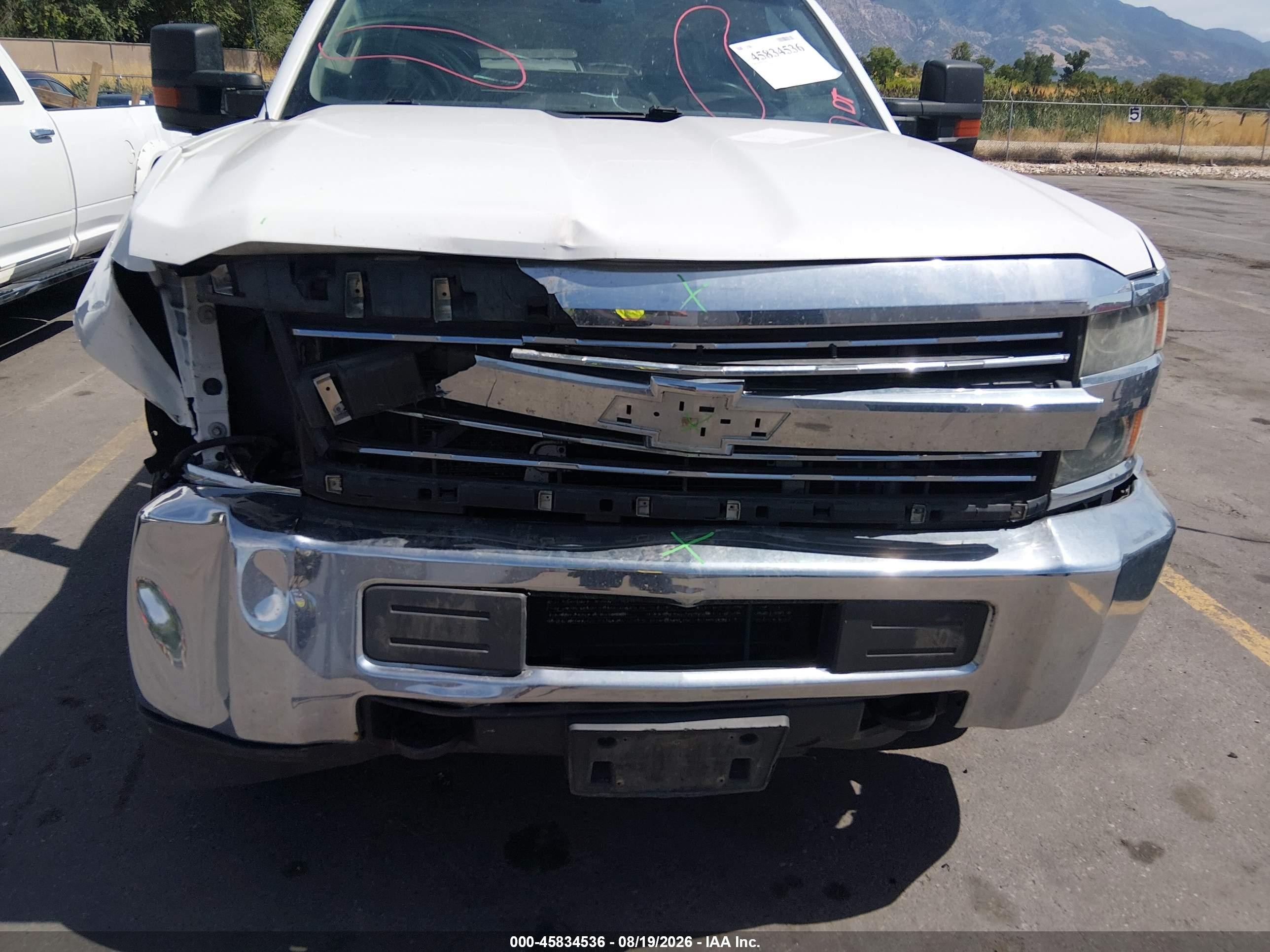 2015 Chevrolet Silverado 2500hd Built After Aug 14 Work Truck Белый vin: 1GC2KUEG9FZ503885