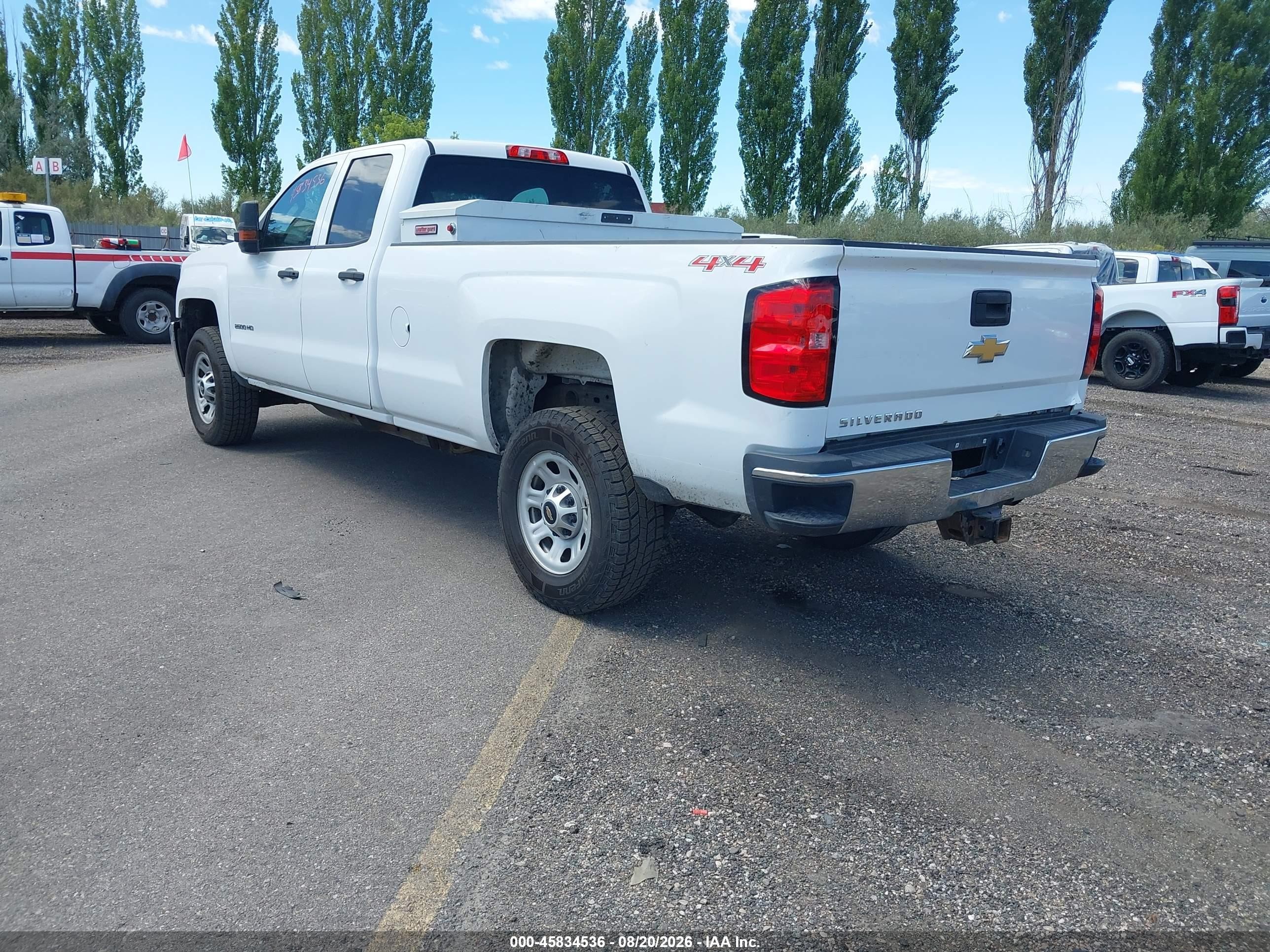 2015 Chevrolet Silverado 2500hd Built After Aug 14 Work Truck Белый vin: 1GC2KUEG9FZ503885
