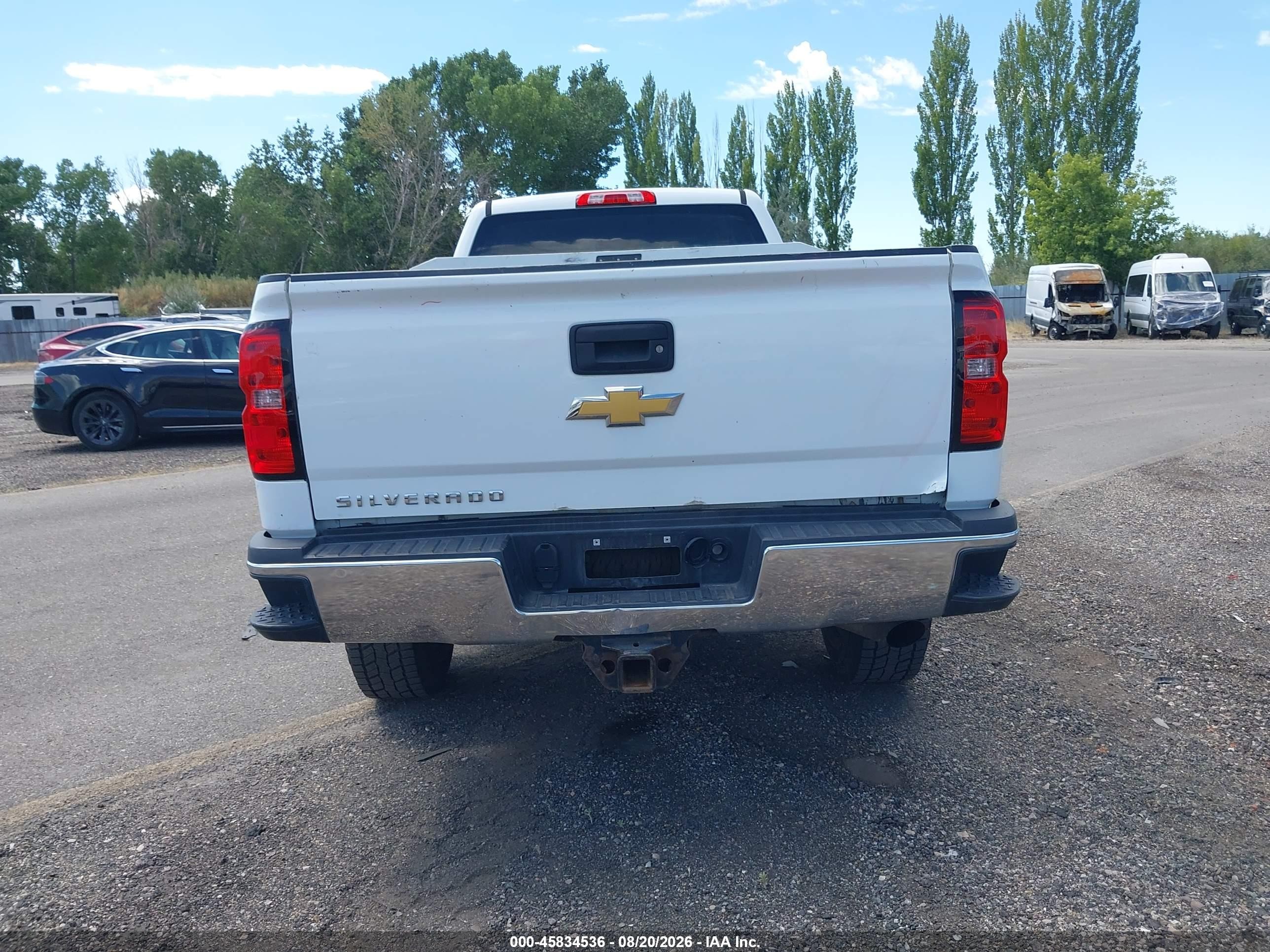 2015 Chevrolet Silverado 2500hd Built After Aug 14 Work Truck Белый vin: 1GC2KUEG9FZ503885