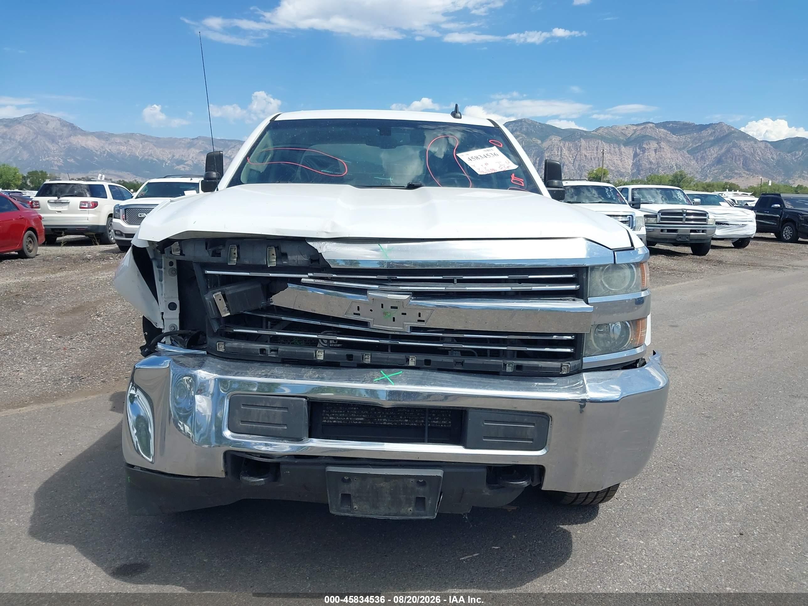 2015 Chevrolet Silverado 2500hd Built After Aug 14 Work Truck Белый vin: 1GC2KUEG9FZ503885