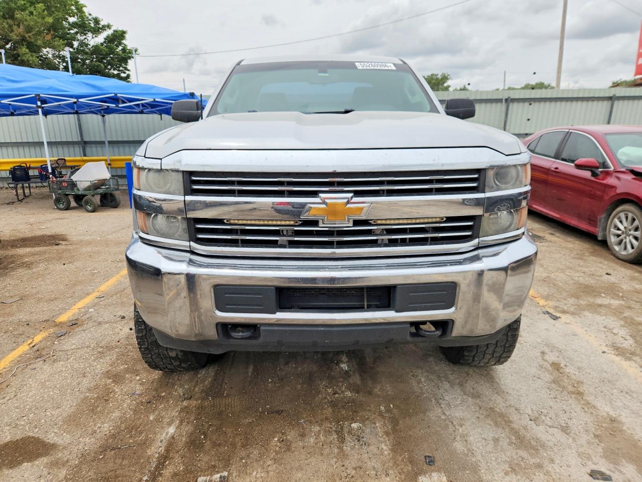2015 Chevrolet Silverado K2500 Heavy Duty Silver vin: 1GC2KUEG9FZ517835