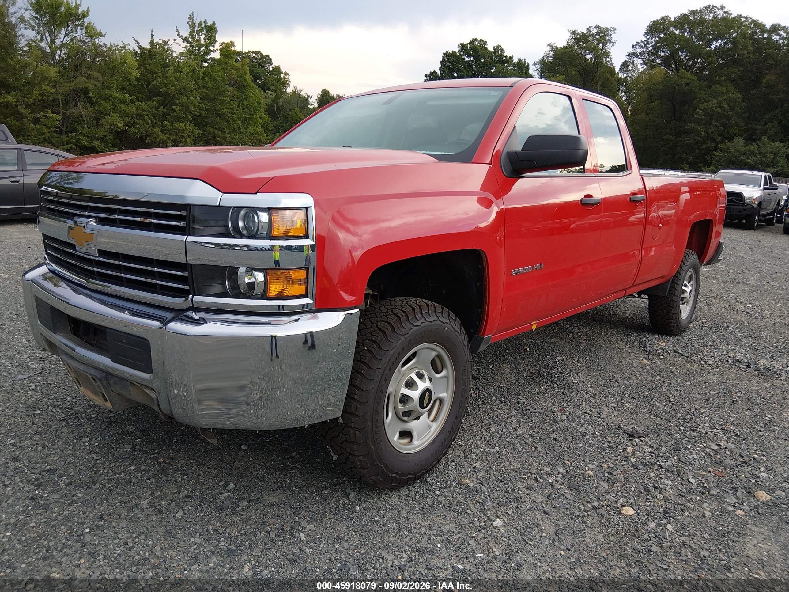 2015 Chevrolet Silverado 2500hd Built After Aug 14 Work Truck Красный vin: 1GC2KUEG9FZ545926