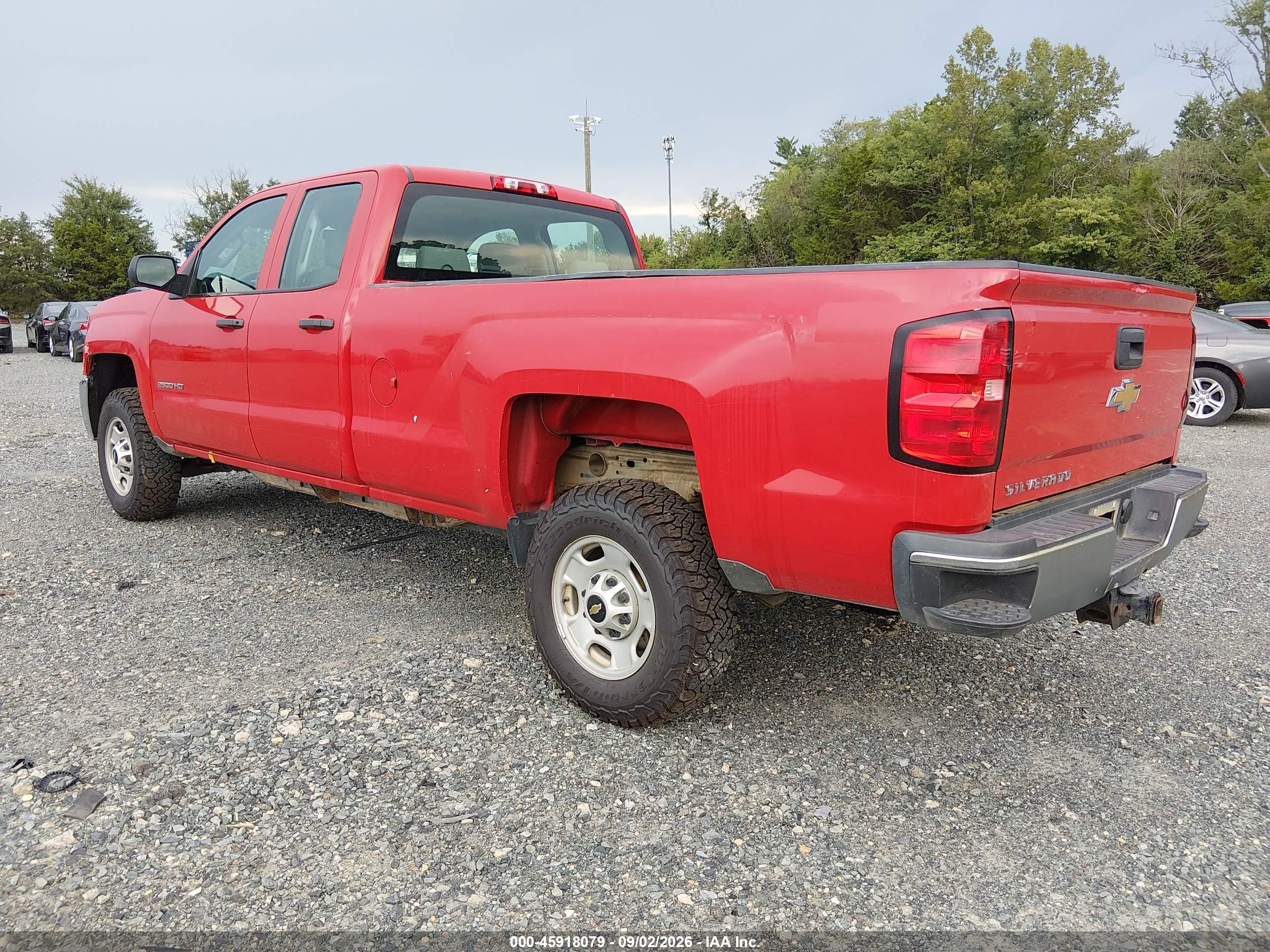 2015 Chevrolet Silverado 2500hd Built After Aug 14 Work Truck Красный vin: 1GC2KUEG9FZ545926