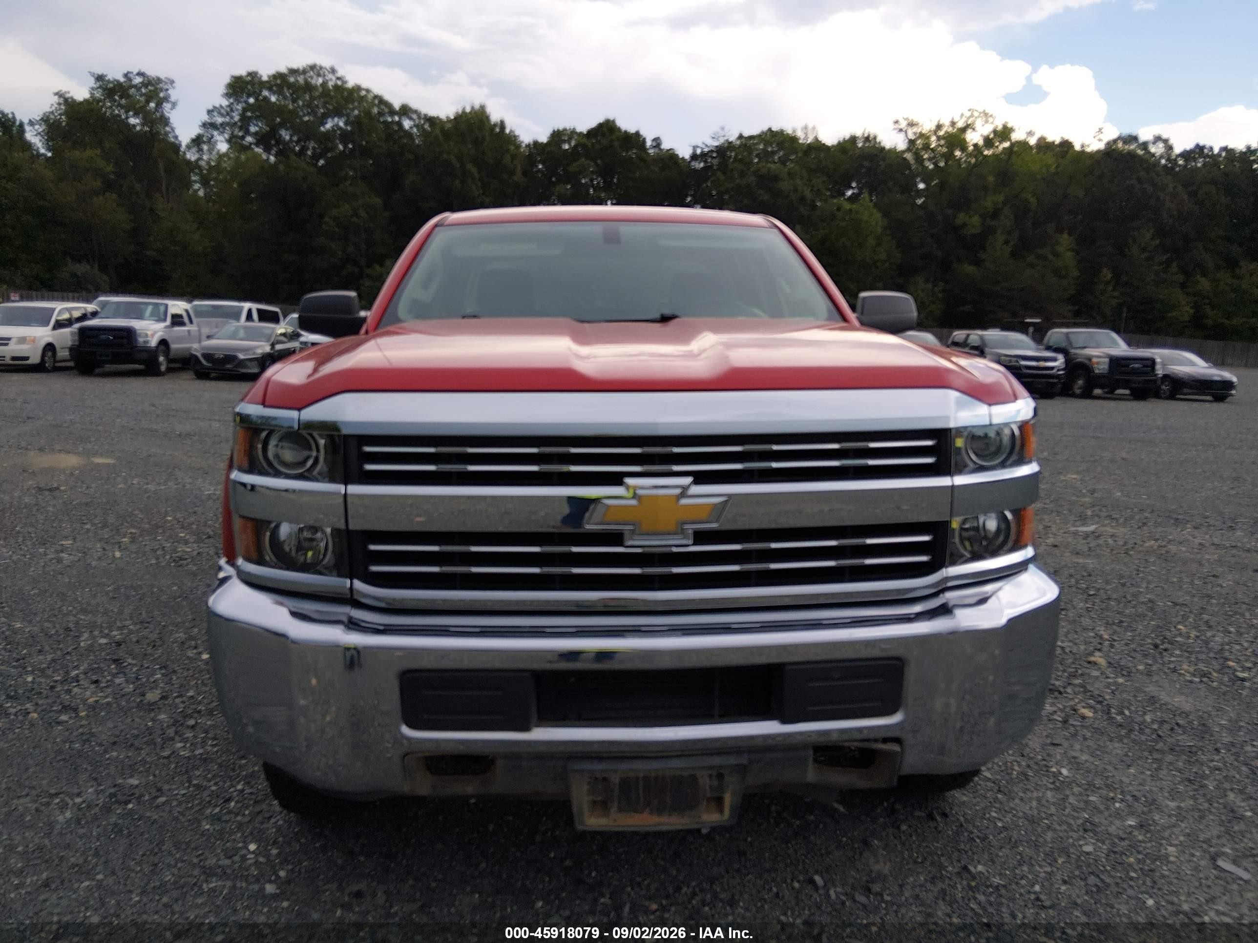 2015 Chevrolet Silverado 2500hd Built After Aug 14 Work Truck Красный vin: 1GC2KUEG9FZ545926
