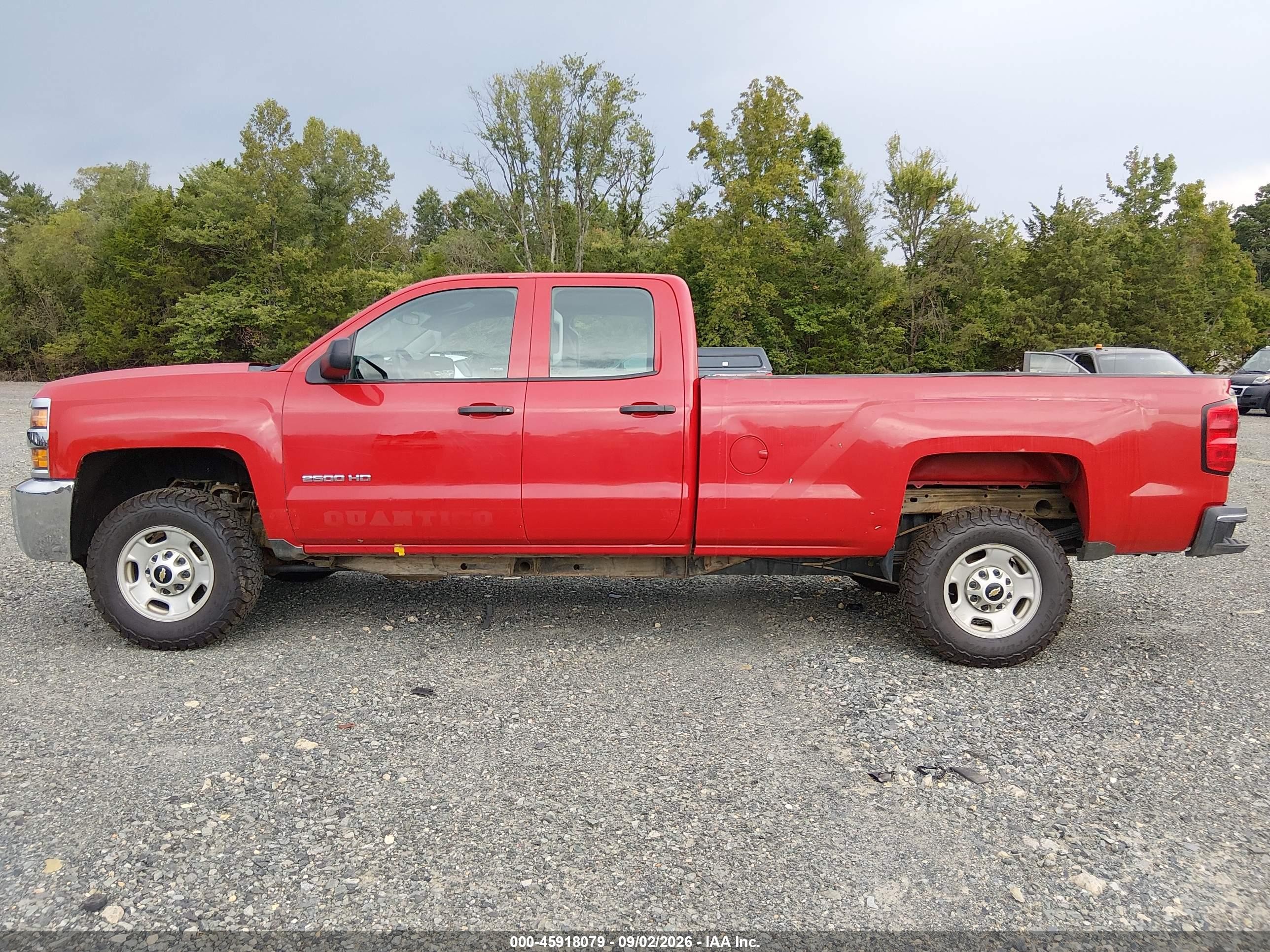 2015 Chevrolet Silverado 2500hd Built After Aug 14 Work Truck Красный vin: 1GC2KUEG9FZ545926