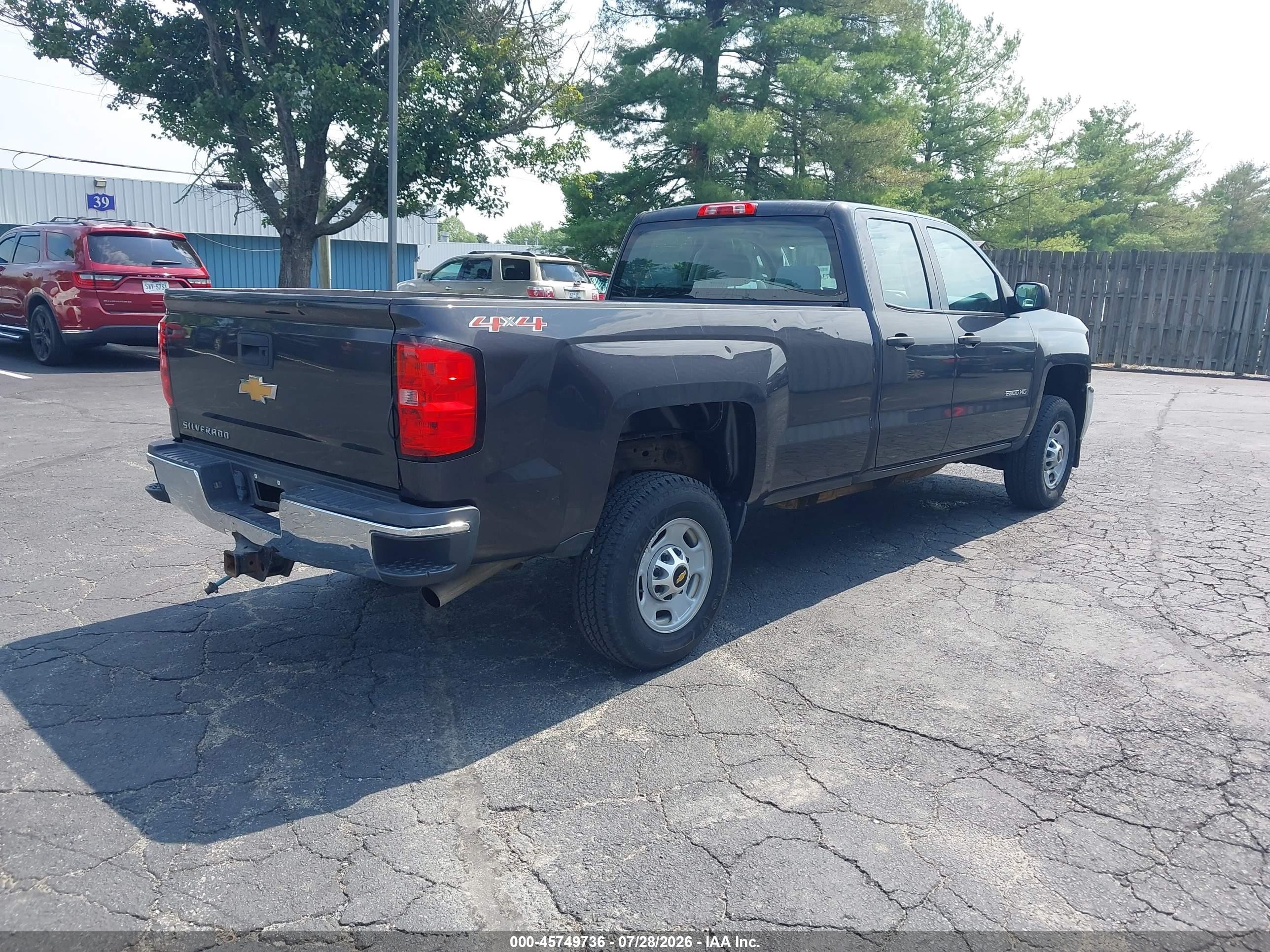 2015 Chevrolet Silverado 2500hd Built After Aug 14 Work Truck Gray vin: 1GC2KUEG9FZ546364