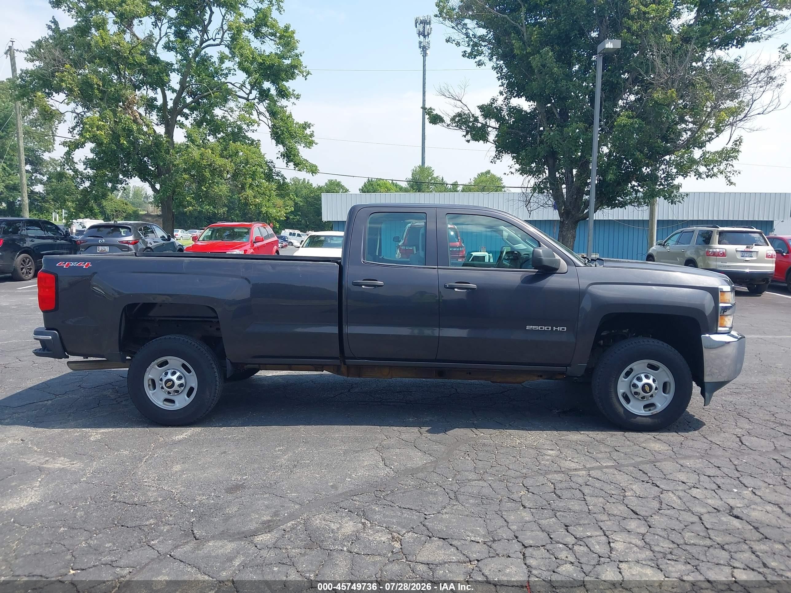 2015 Chevrolet Silverado 2500hd Built After Aug 14 Work Truck Gray vin: 1GC2KUEG9FZ546364