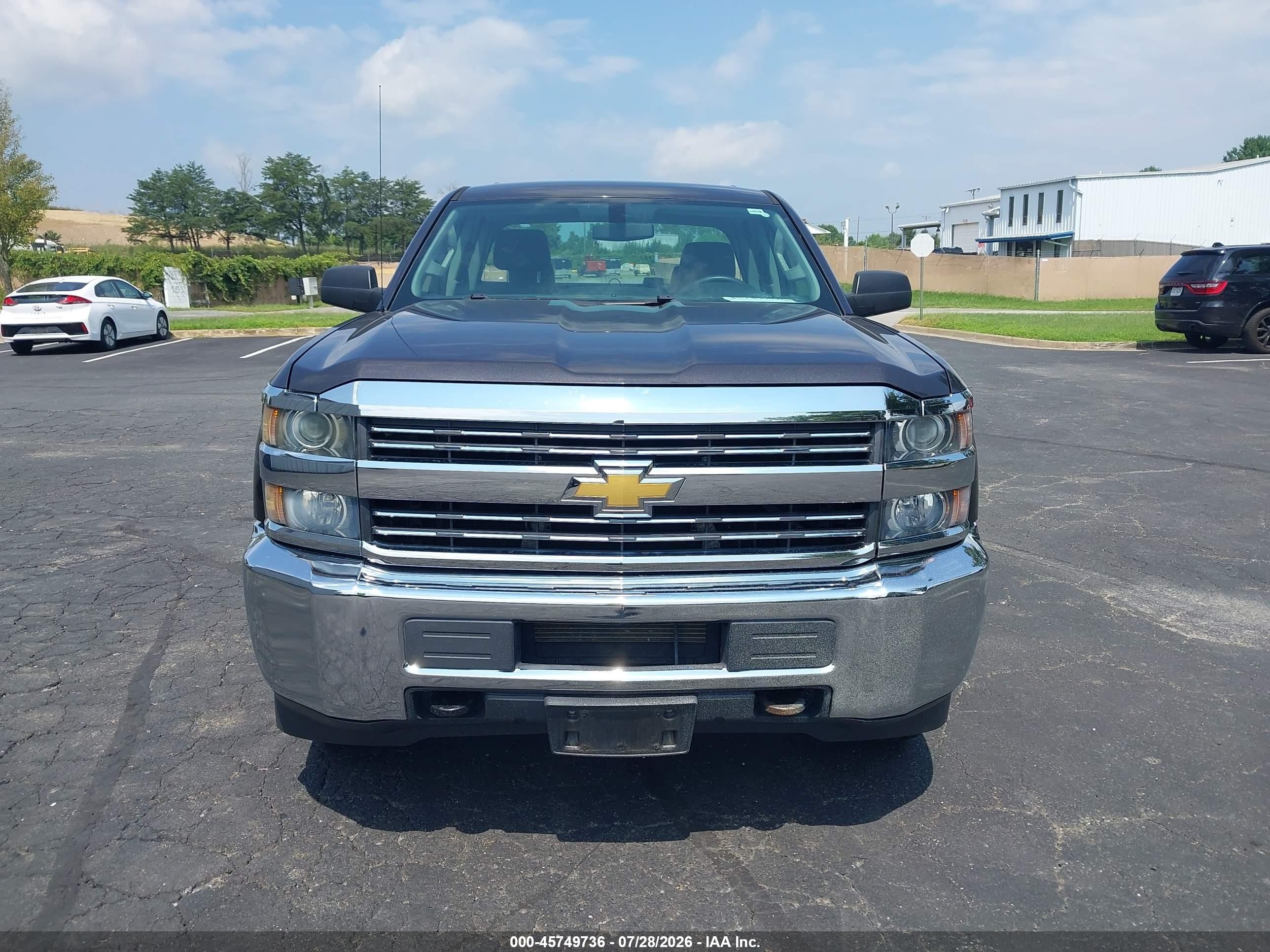 2015 Chevrolet Silverado 2500hd Built After Aug 14 Work Truck Gray vin: 1GC2KUEG9FZ546364