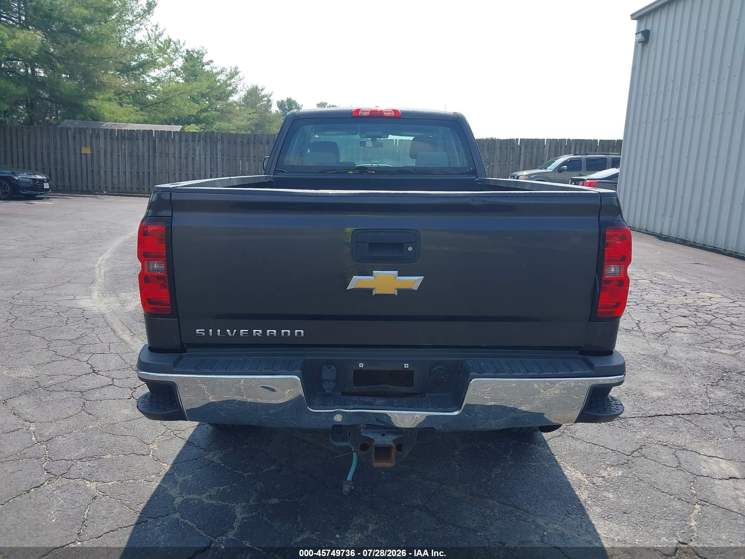2015 Chevrolet Silverado 2500hd Built After Aug 14 Work Truck Gray vin: 1GC2KUEG9FZ546364