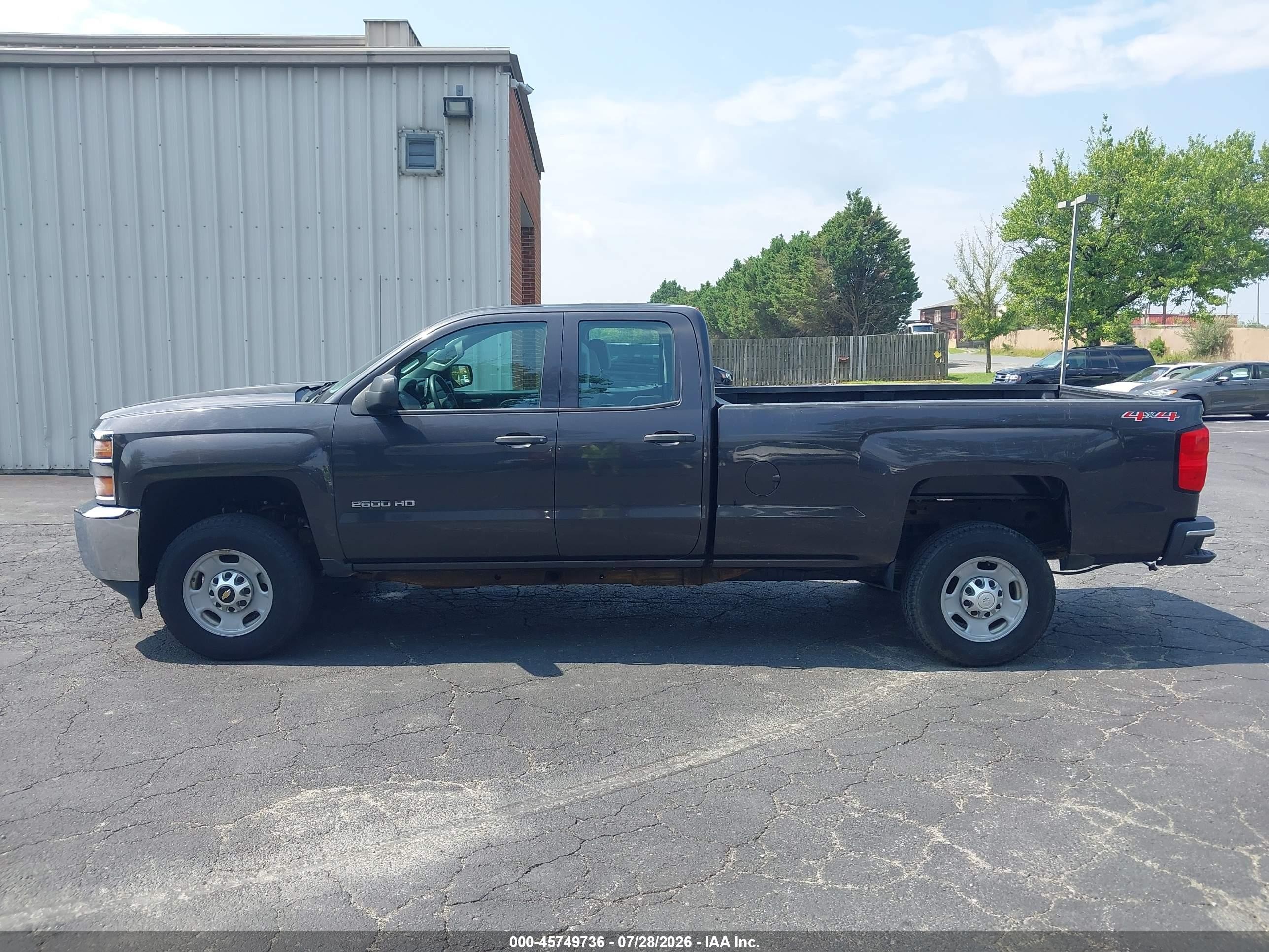 2015 Chevrolet Silverado 2500hd Built After Aug 14 Work Truck Gray vin: 1GC2KUEG9FZ546364