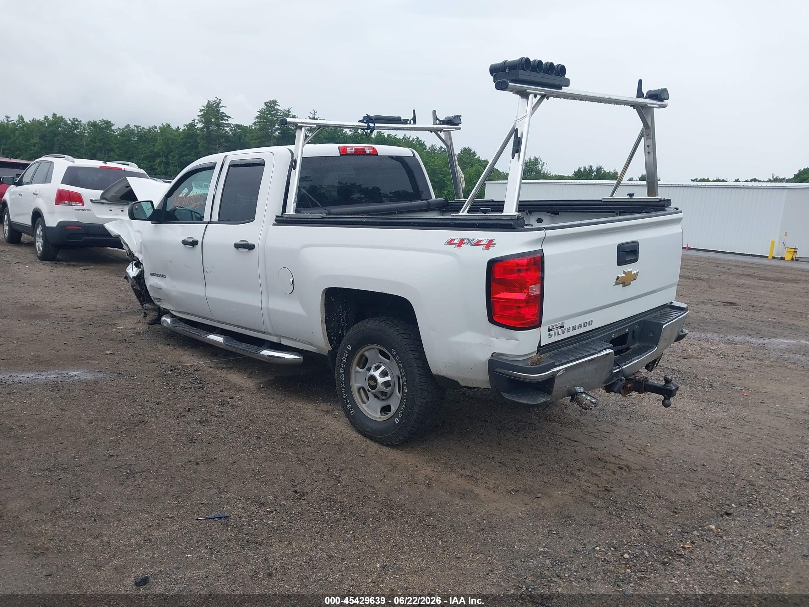 2015 Chevrolet Silverado 2500hd Wt White vin: 1GC2KUEG9FZ547532
