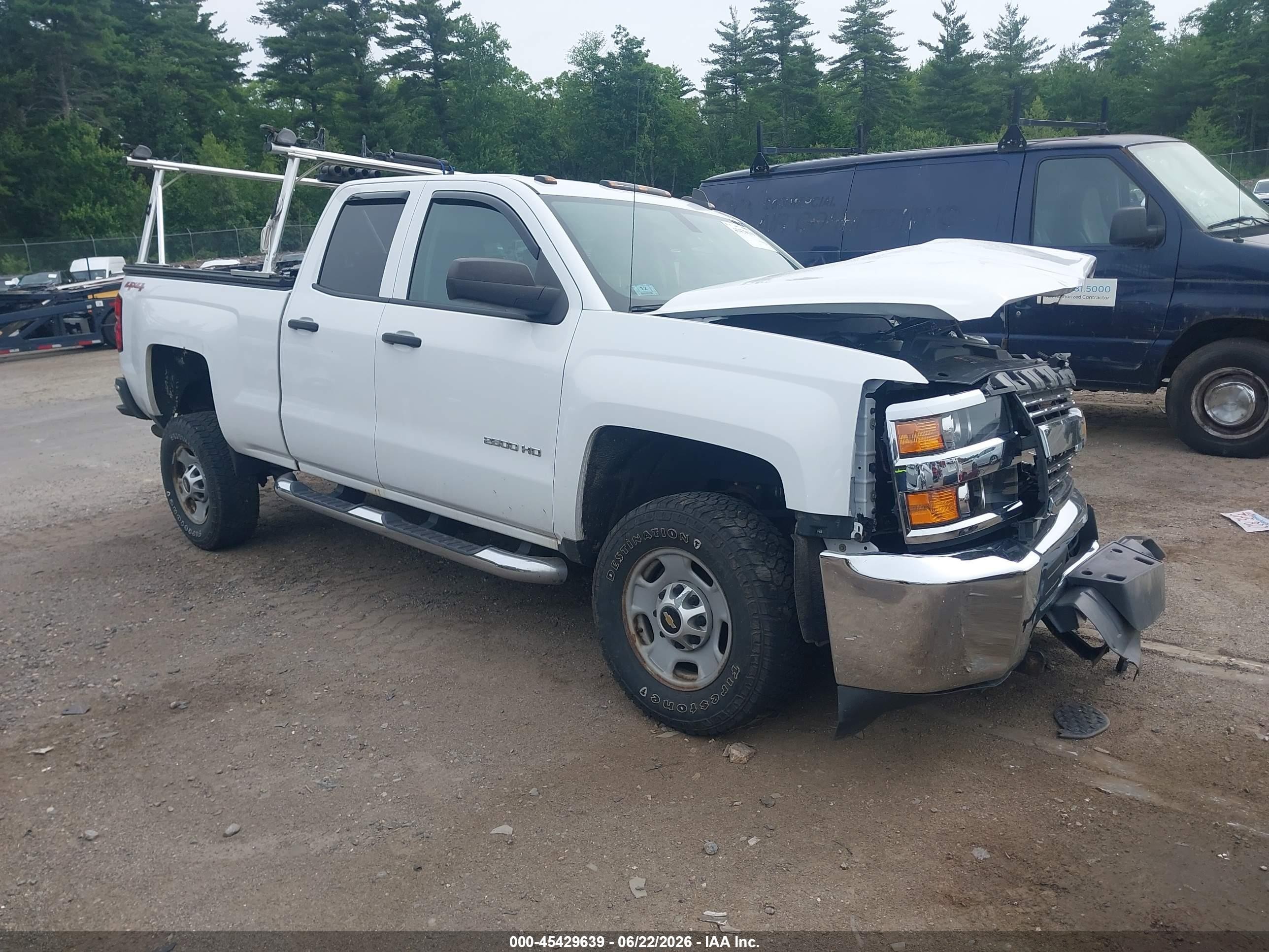 2015 Chevrolet Silverado 2500hd Wt White vin: 1GC2KUEG9FZ547532
