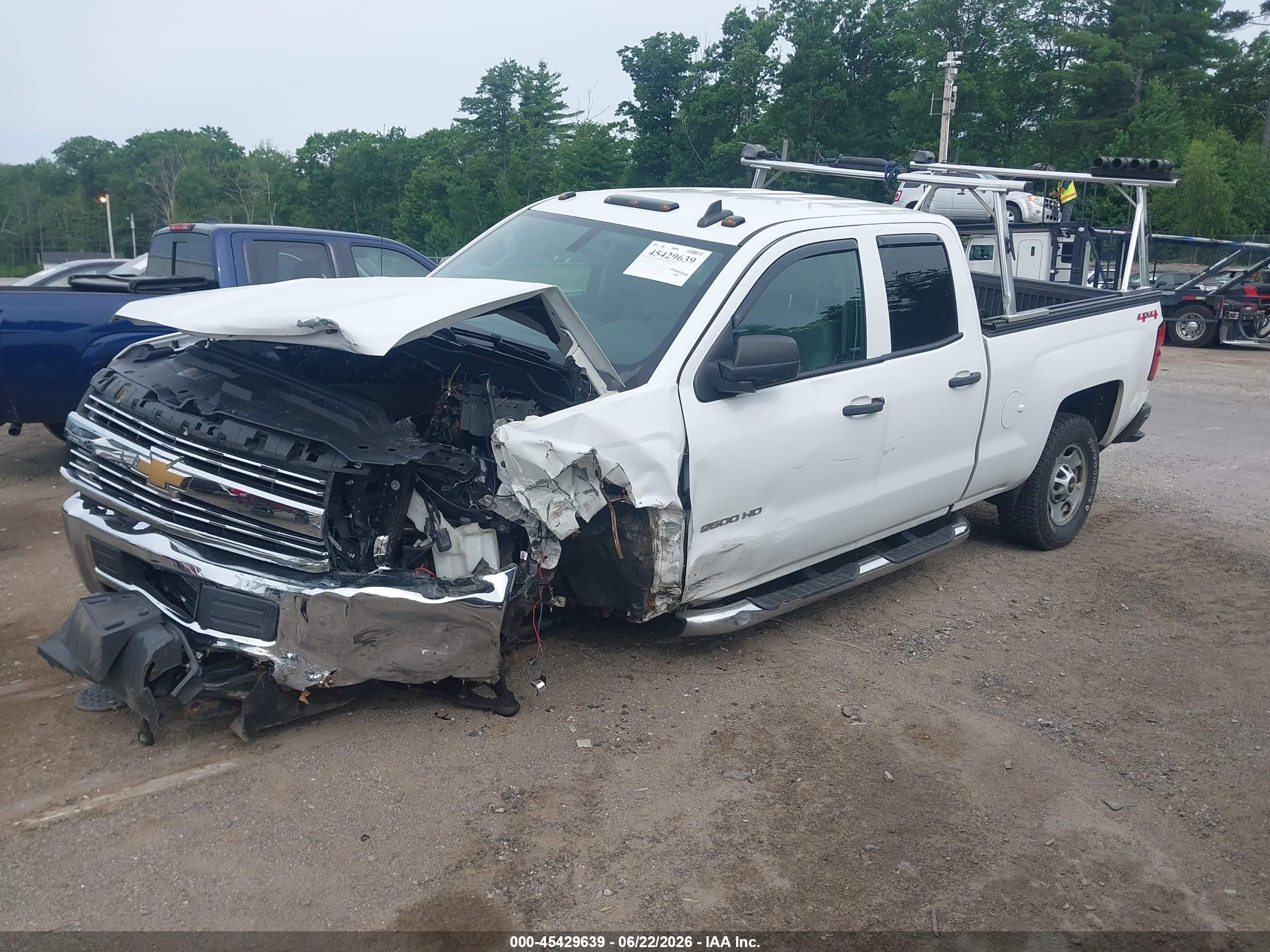 2015 Chevrolet Silverado 2500hd Wt White vin: 1GC2KUEG9FZ547532