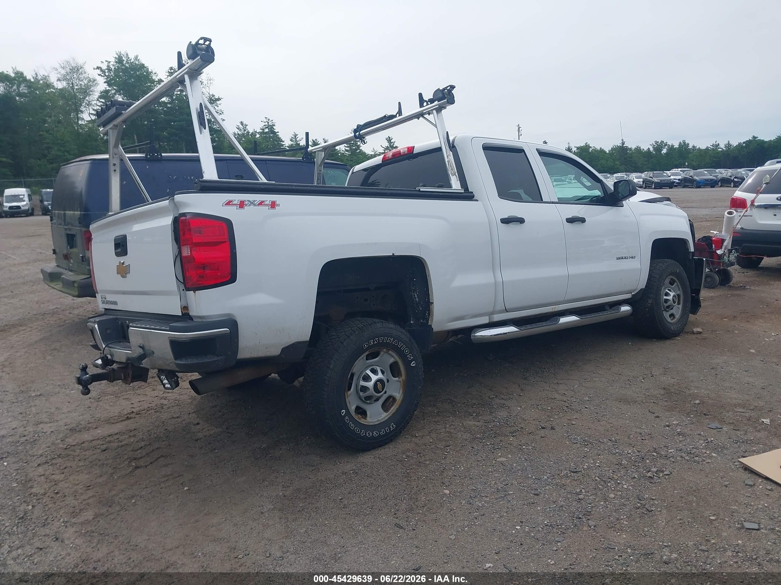 2015 Chevrolet Silverado 2500hd Wt White vin: 1GC2KUEG9FZ547532
