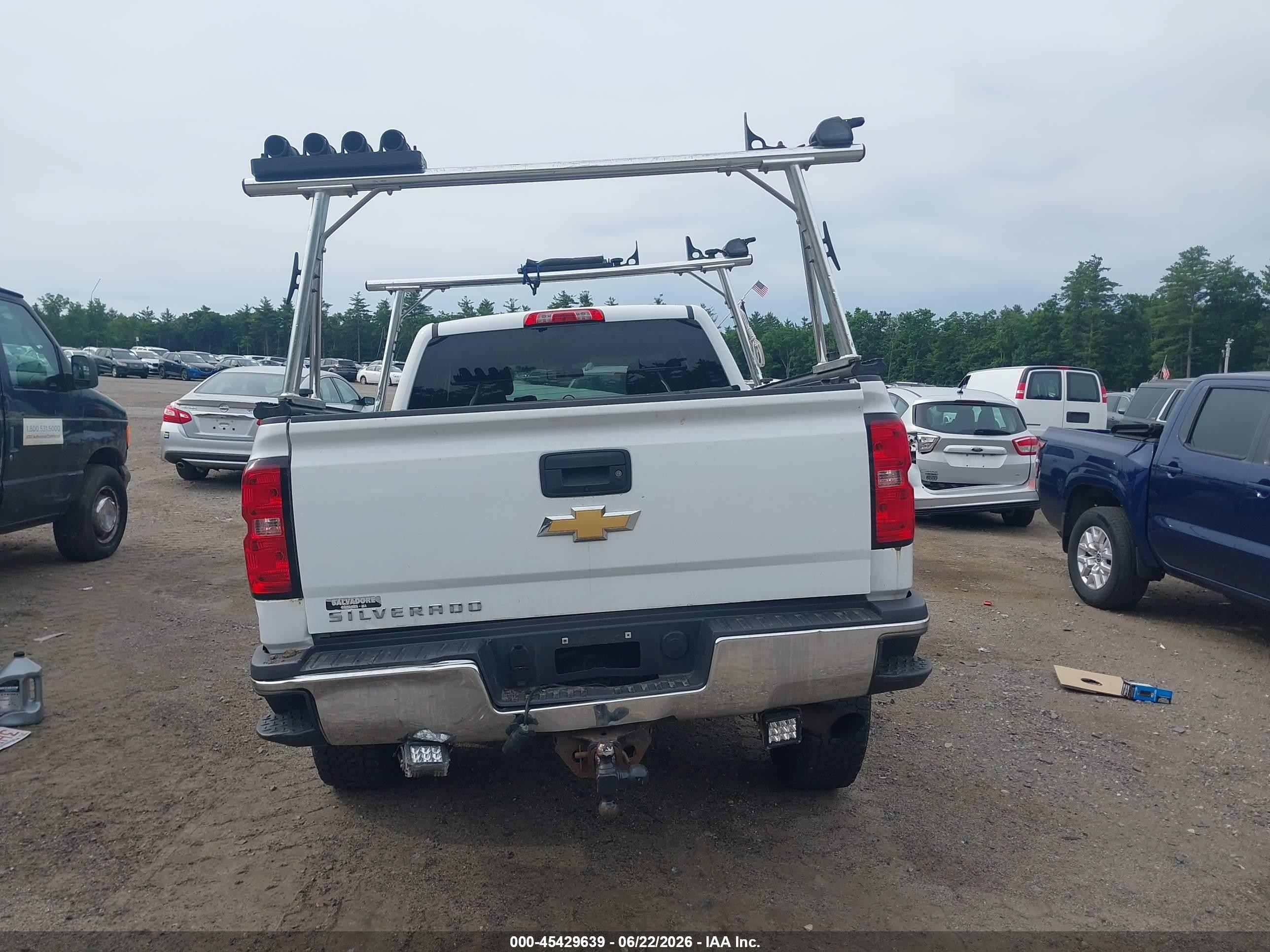 2015 Chevrolet Silverado 2500hd Wt White vin: 1GC2KUEG9FZ547532