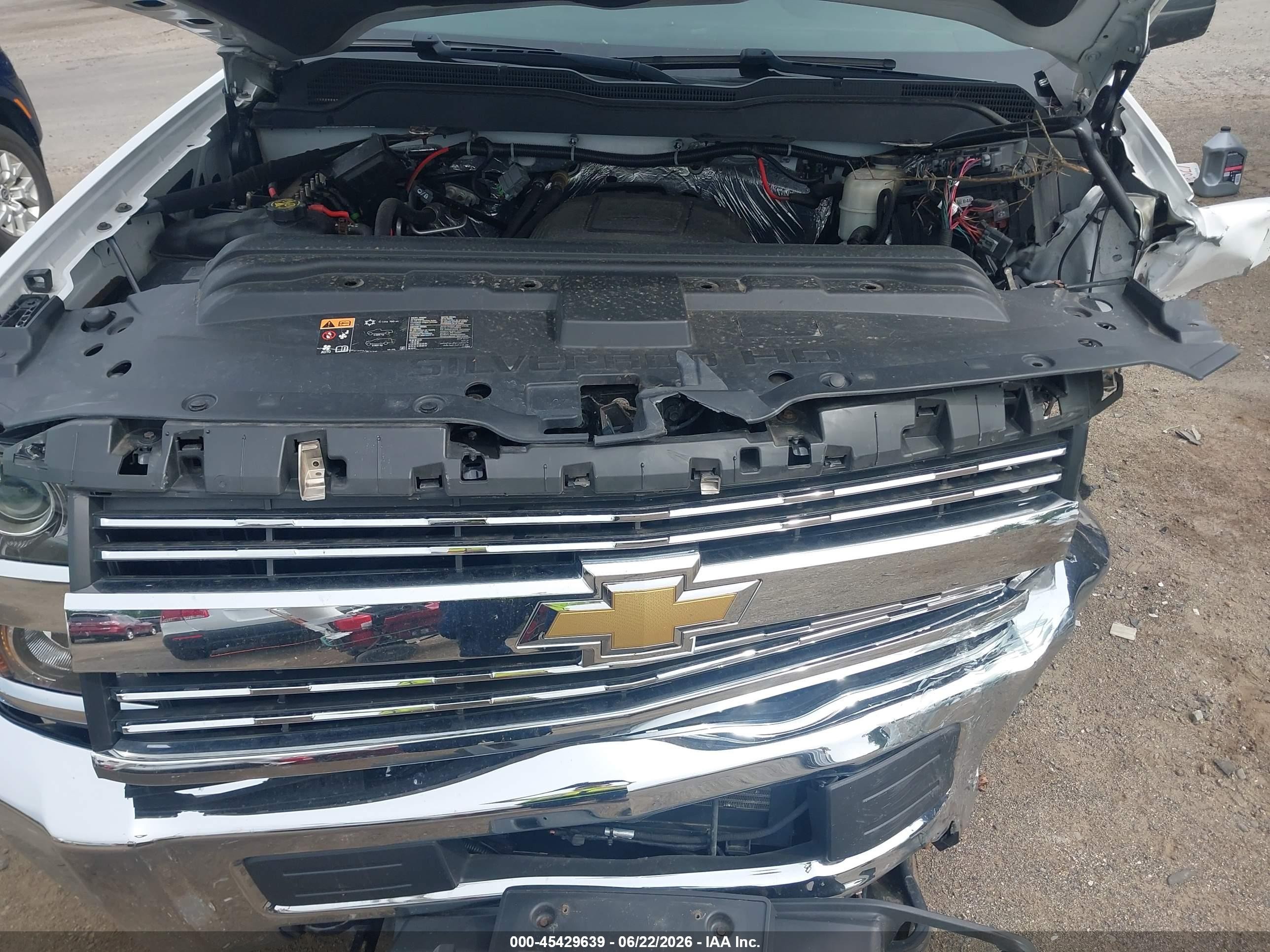2015 Chevrolet Silverado 2500hd Wt White vin: 1GC2KUEG9FZ547532