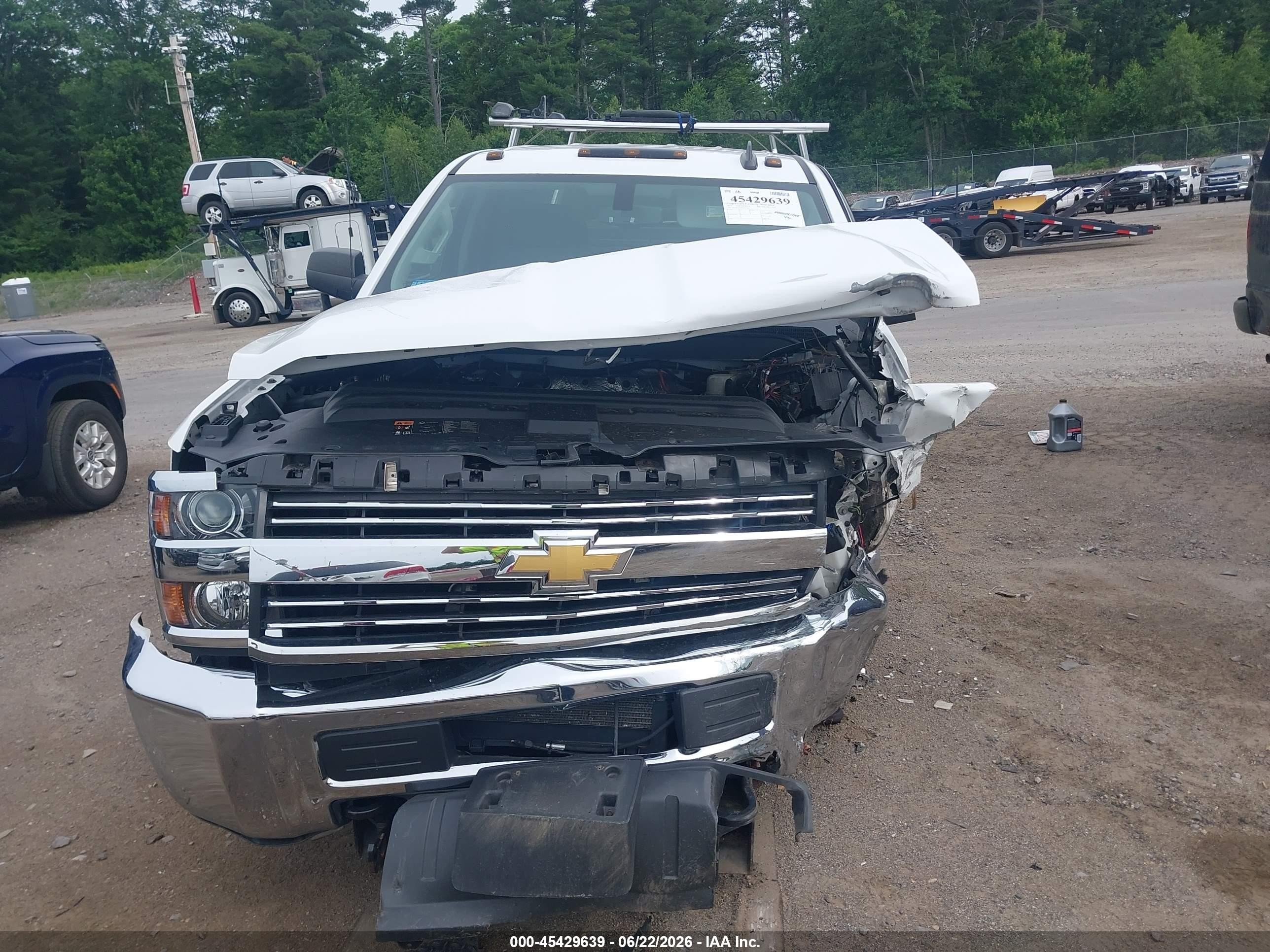 2015 Chevrolet Silverado 2500hd Wt White vin: 1GC2KUEG9FZ547532
