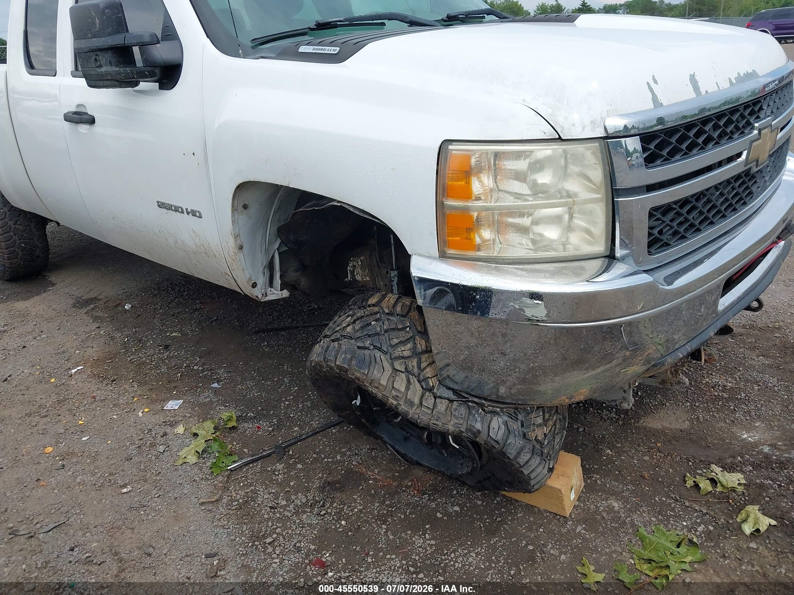 2011 Chevrolet Silverado 2500hd Work Truck White vin: 1GC2KVC88BZ431914