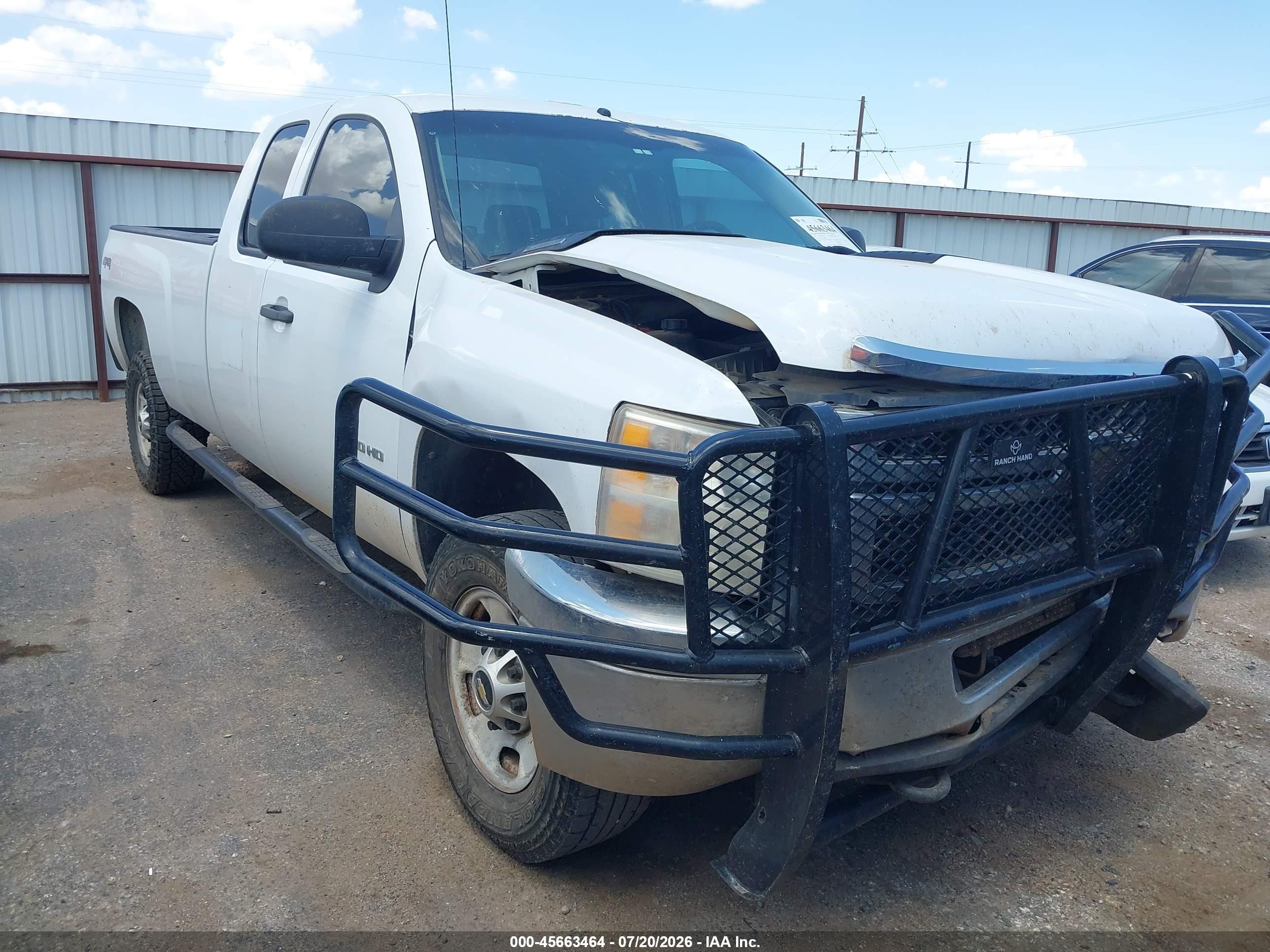 2011 Chevrolet Silverado 2500hd Work Truck White vin: 1GC2KVCG1BZ439828