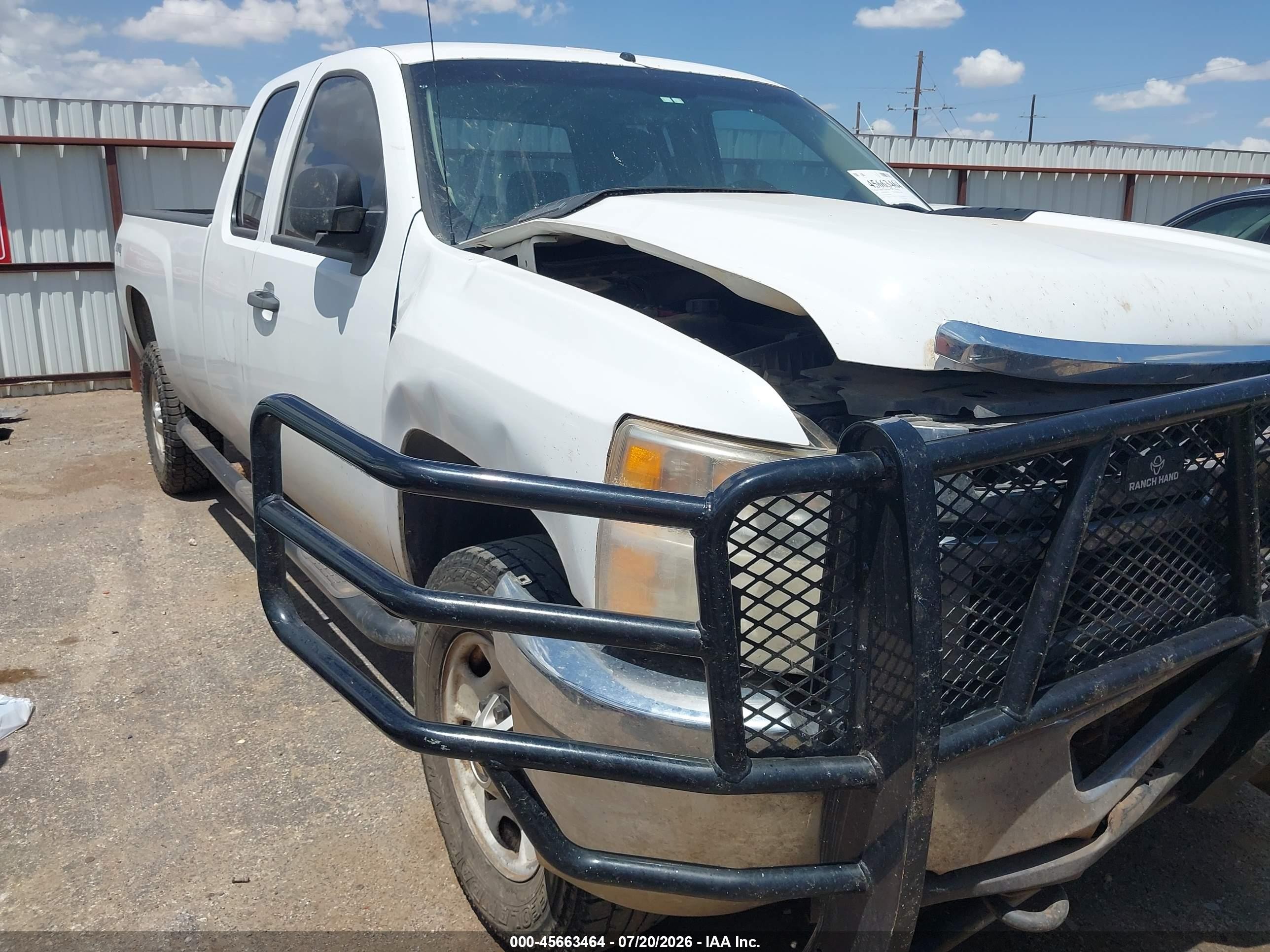 2011 Chevrolet Silverado 2500hd Work Truck White vin: 1GC2KVCG1BZ439828