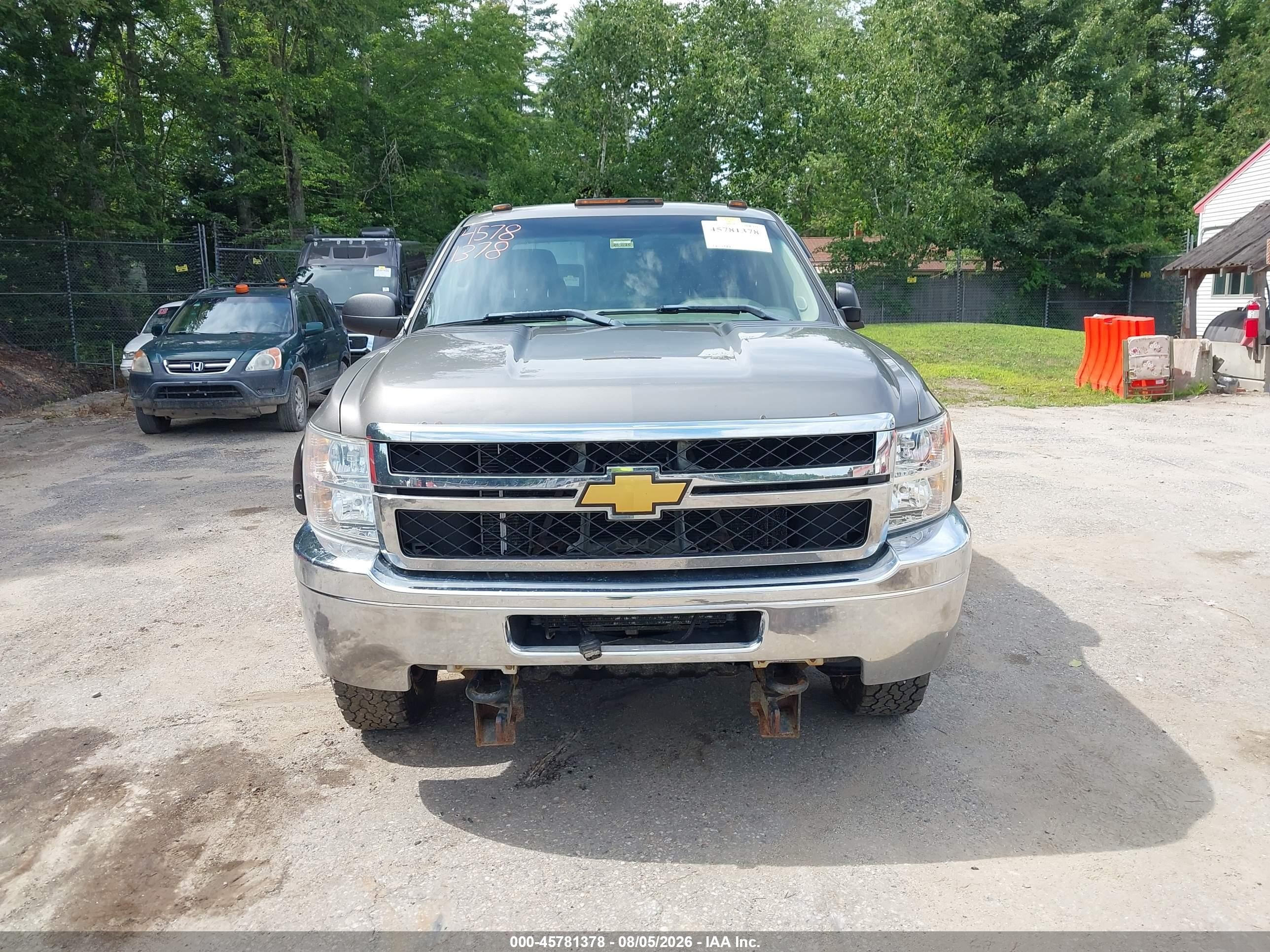 2012 Chevrolet Silverado 2500hd Work Truck Gray vin: 1GC2KVCG1CZ277555