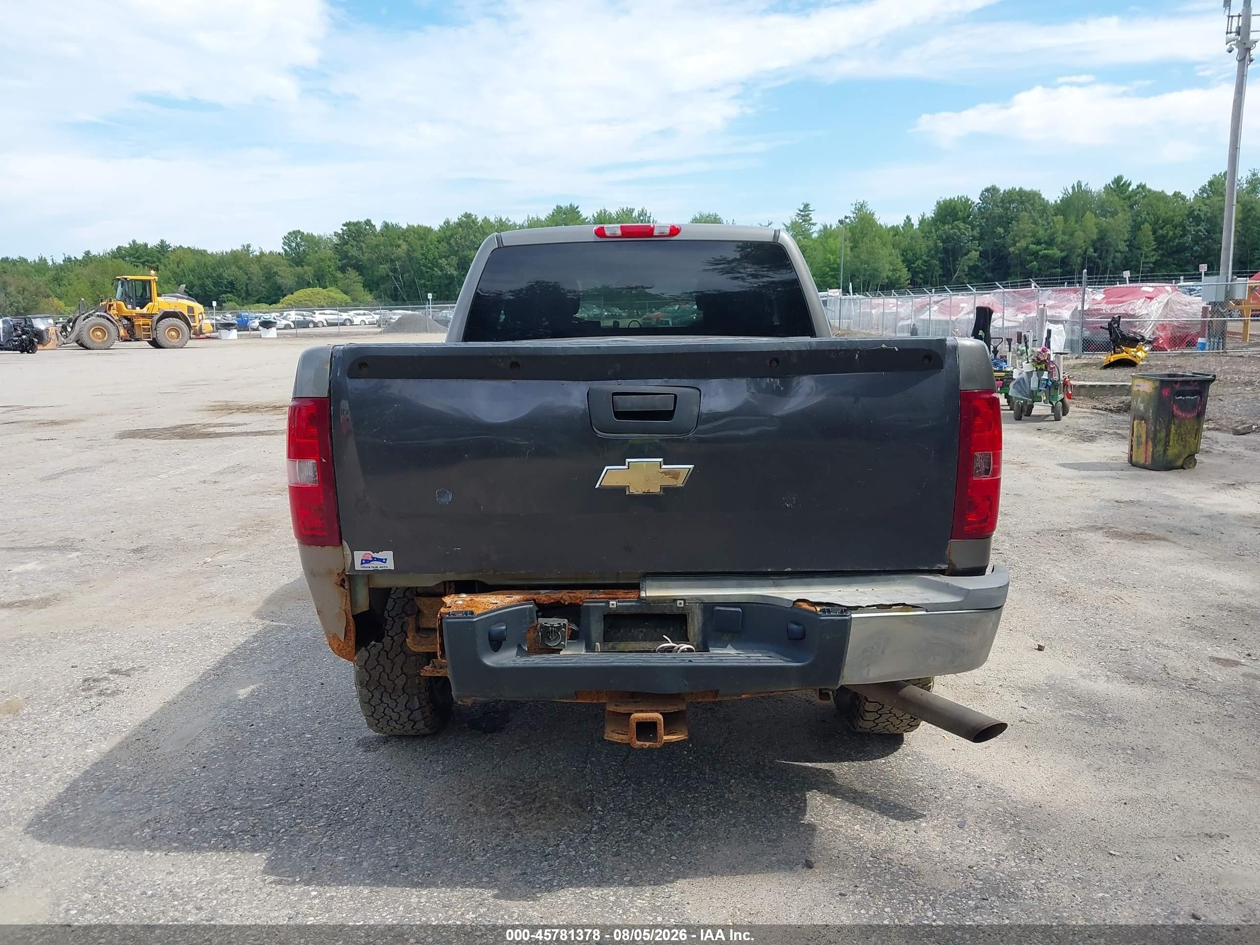 2012 Chevrolet Silverado 2500hd Work Truck Gray vin: 1GC2KVCG1CZ277555