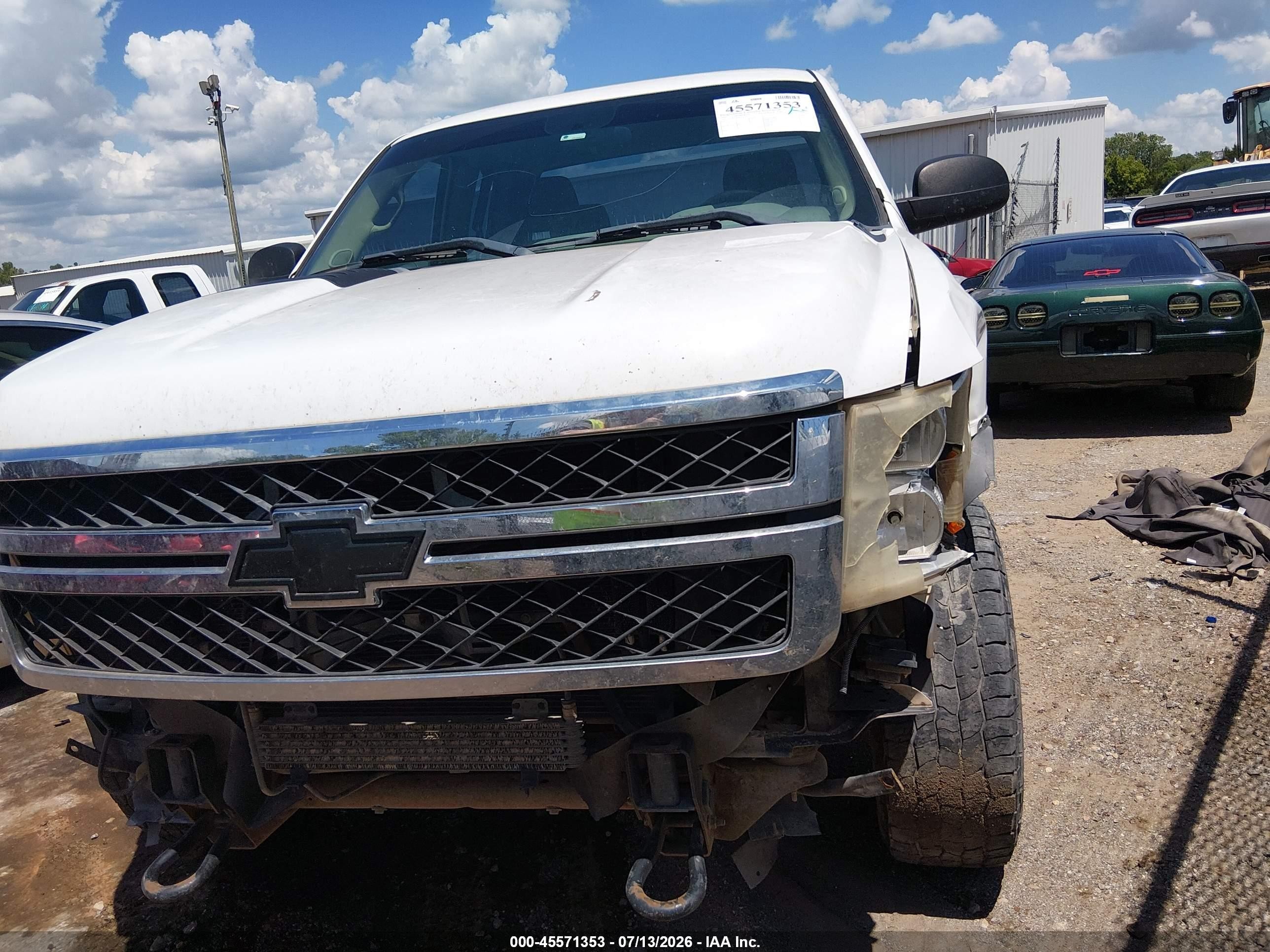 2011 Chevrolet Silverado 2500hd Work Truck White vin: 1GC2KVCG2BZ211000