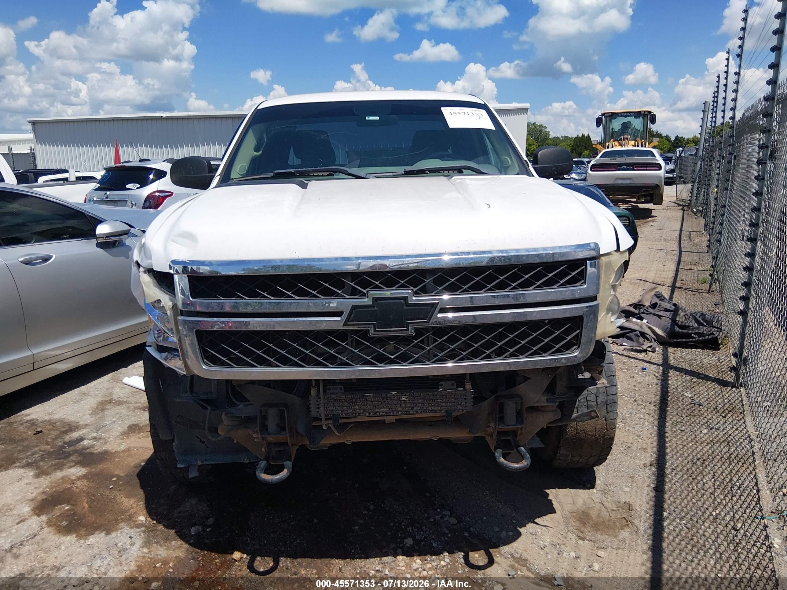 2011 Chevrolet Silverado 2500hd Work Truck White vin: 1GC2KVCG2BZ211000