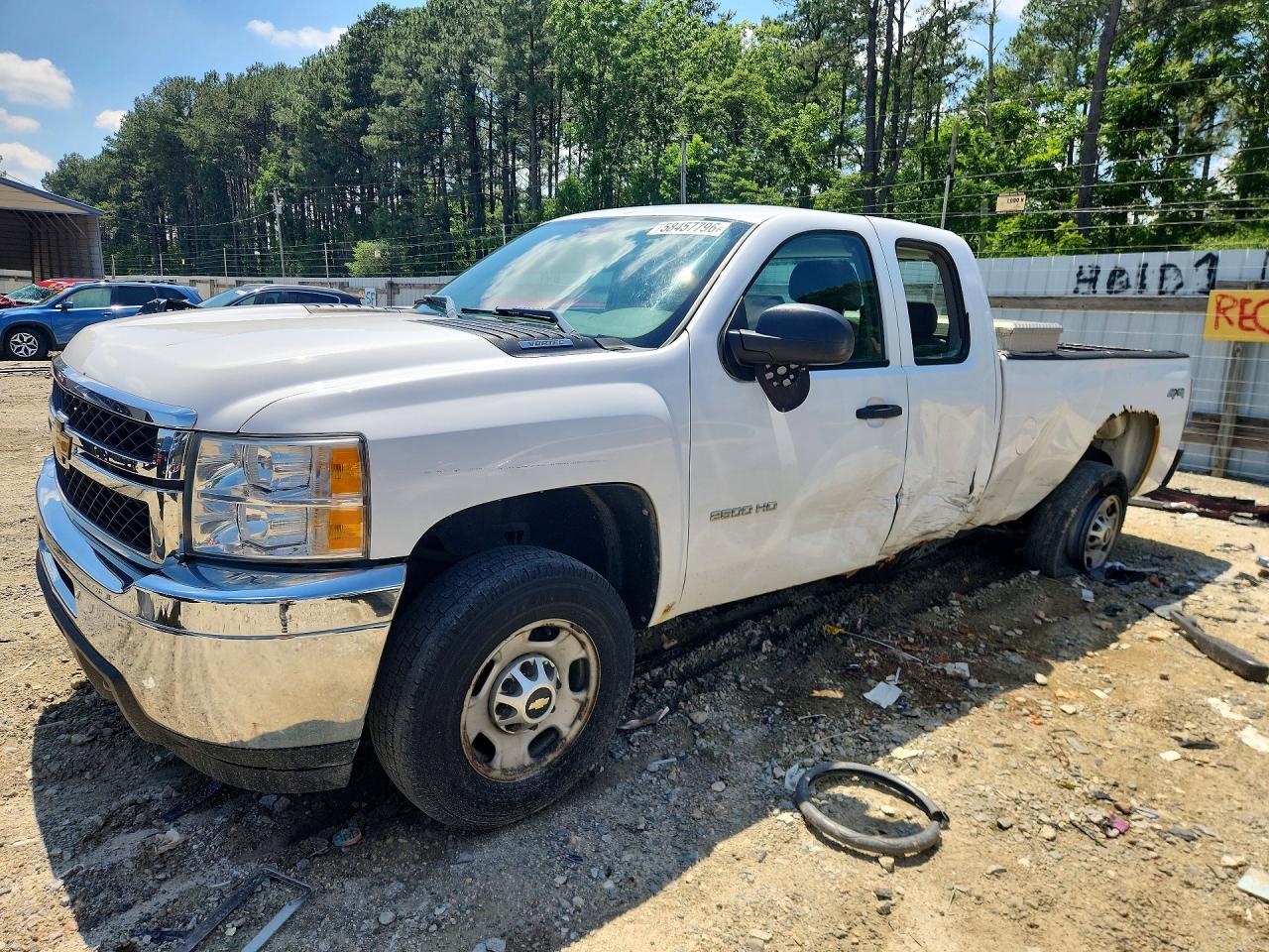 2012 Chevrolet Silverado K2500 Heavy Duty Белый vin: 1GC2KVCG3CZ231676
