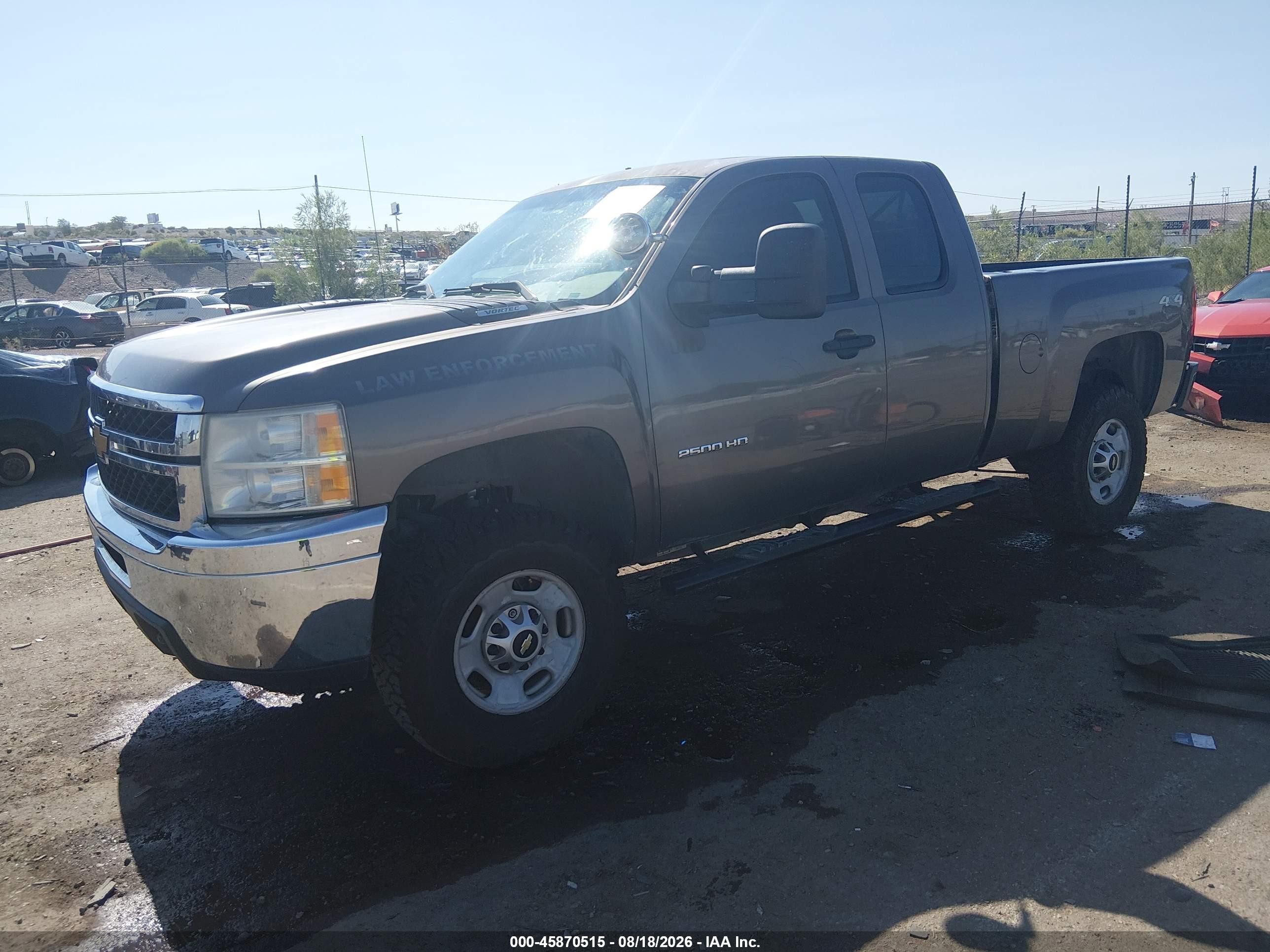 2012 Chevrolet Silverado 2500hd Work Truck Brown vin: 1GC2KVCG3CZ326397