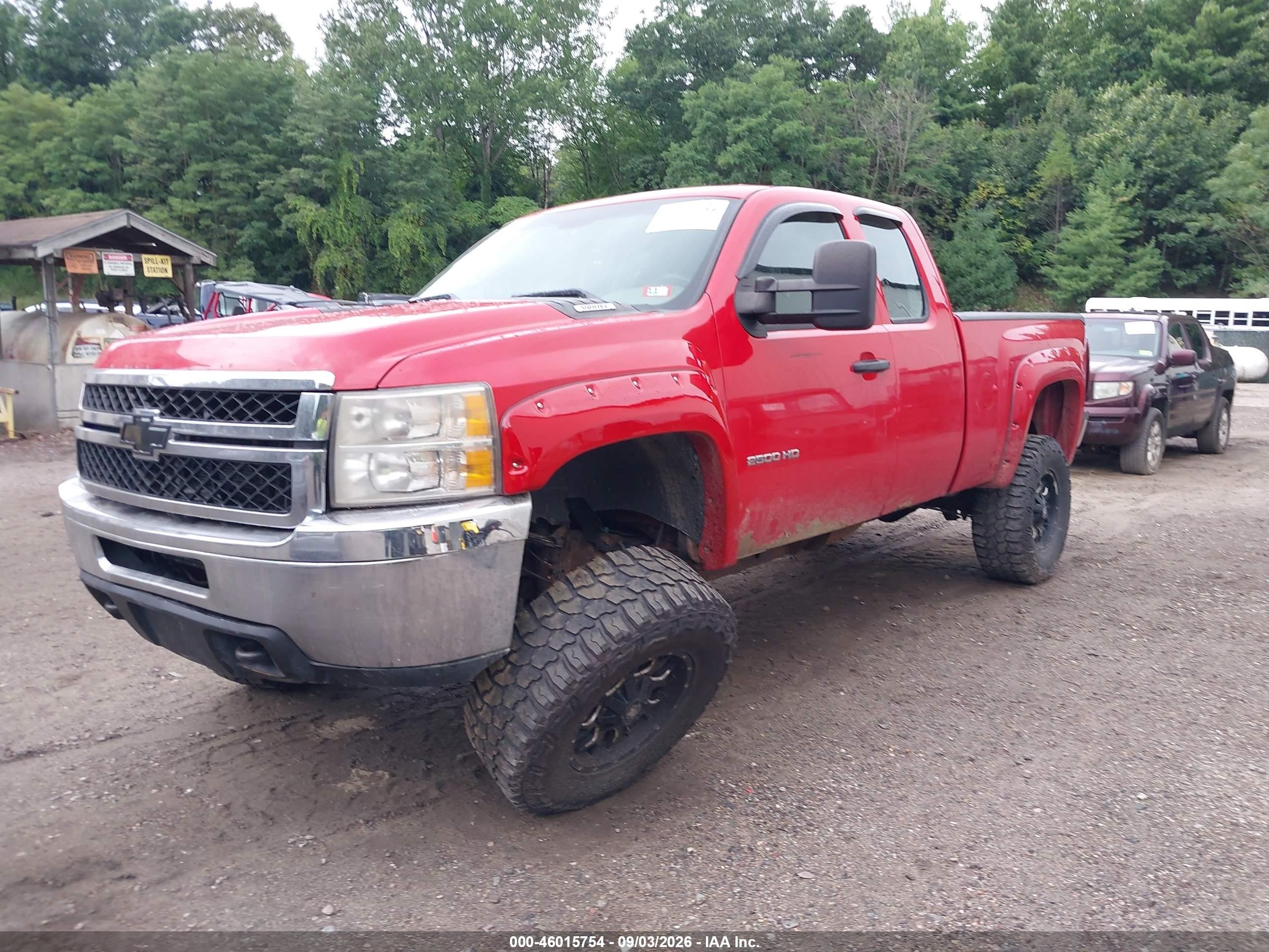 2011 Chevrolet Silverado 2500hd Work Truck Красный vin: 1GC2KVCG5BZ142609