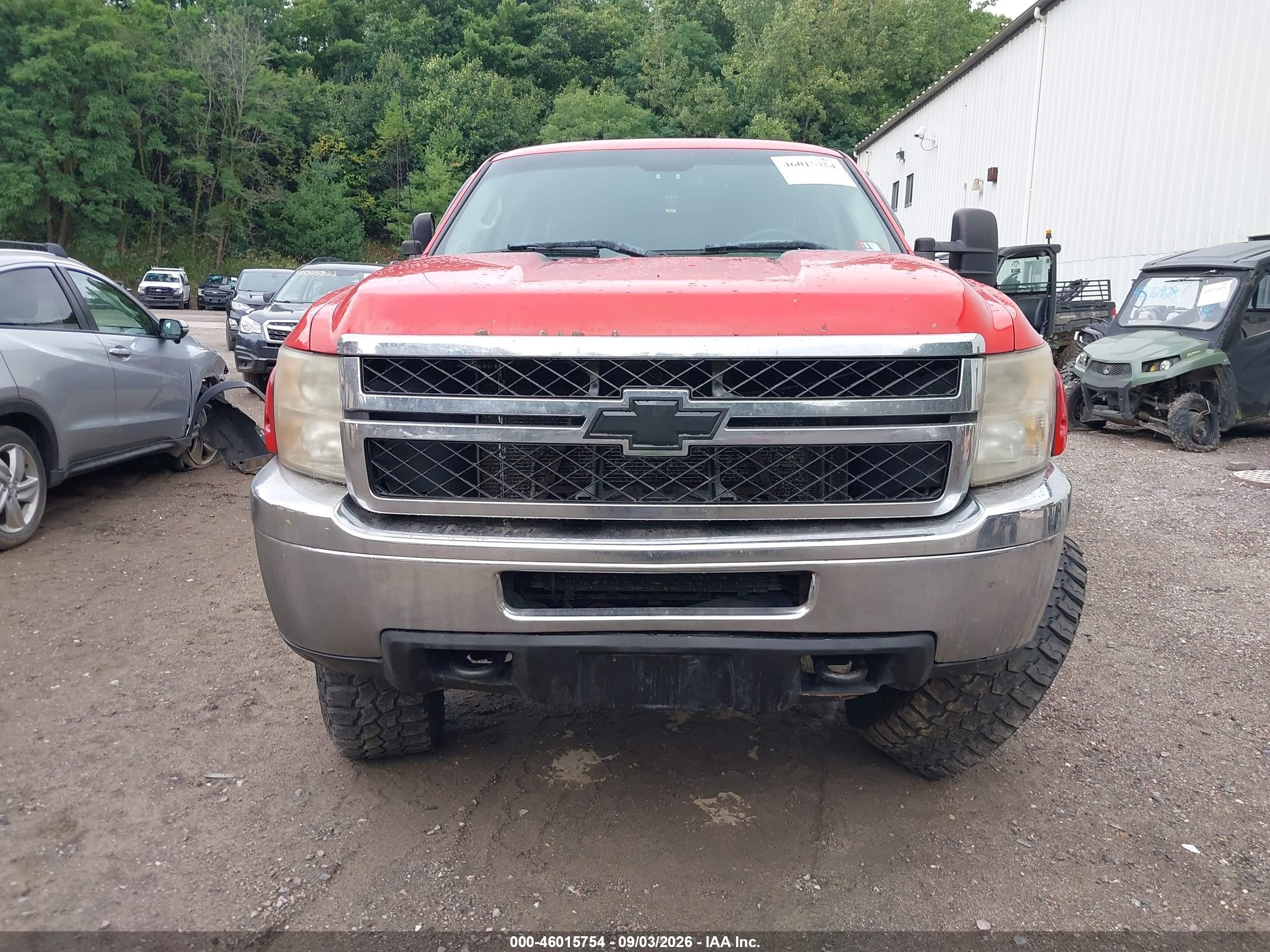 2011 Chevrolet Silverado 2500hd Work Truck Красный vin: 1GC2KVCG5BZ142609