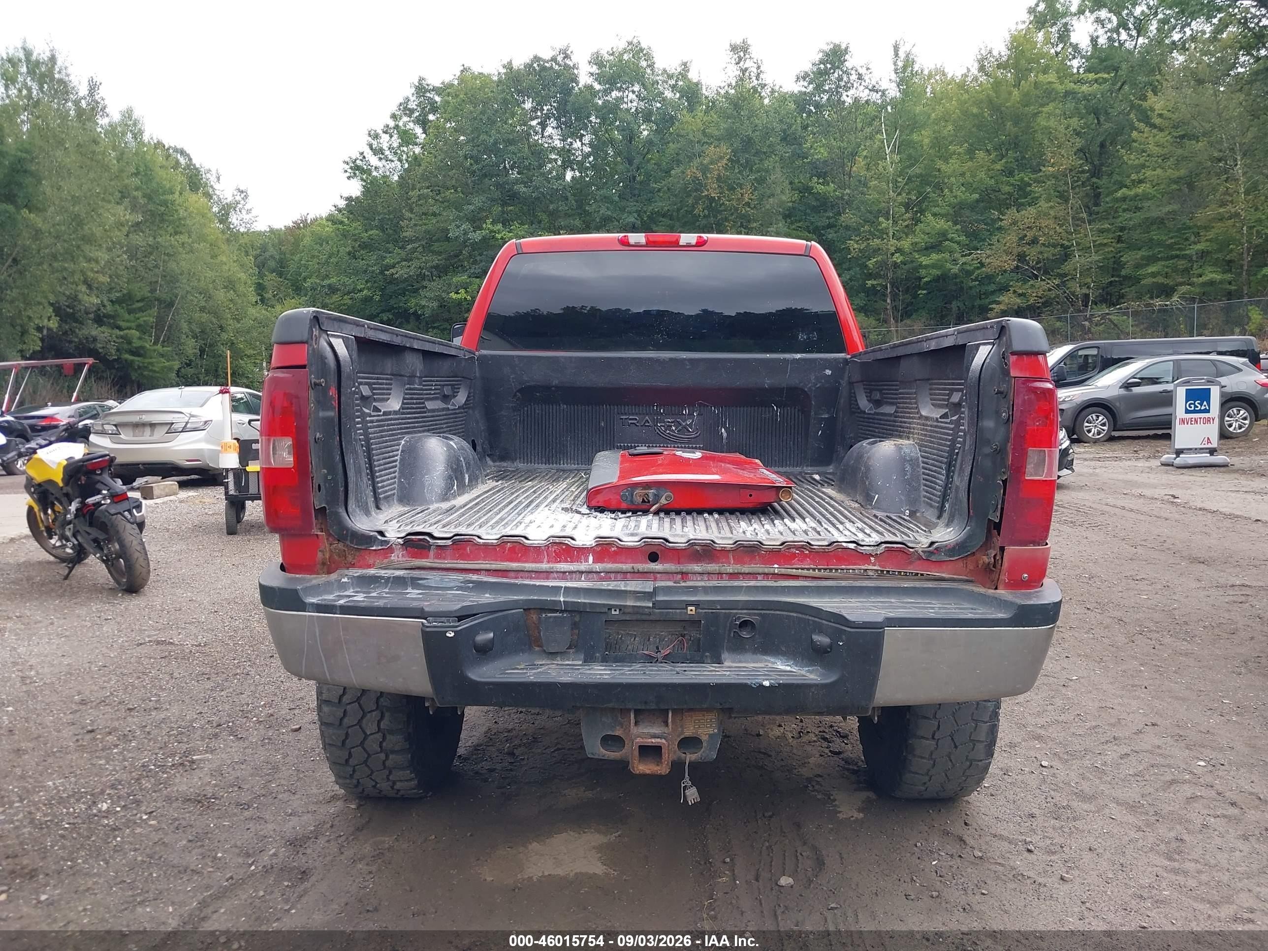 2011 Chevrolet Silverado 2500hd Work Truck Красный vin: 1GC2KVCG5BZ142609