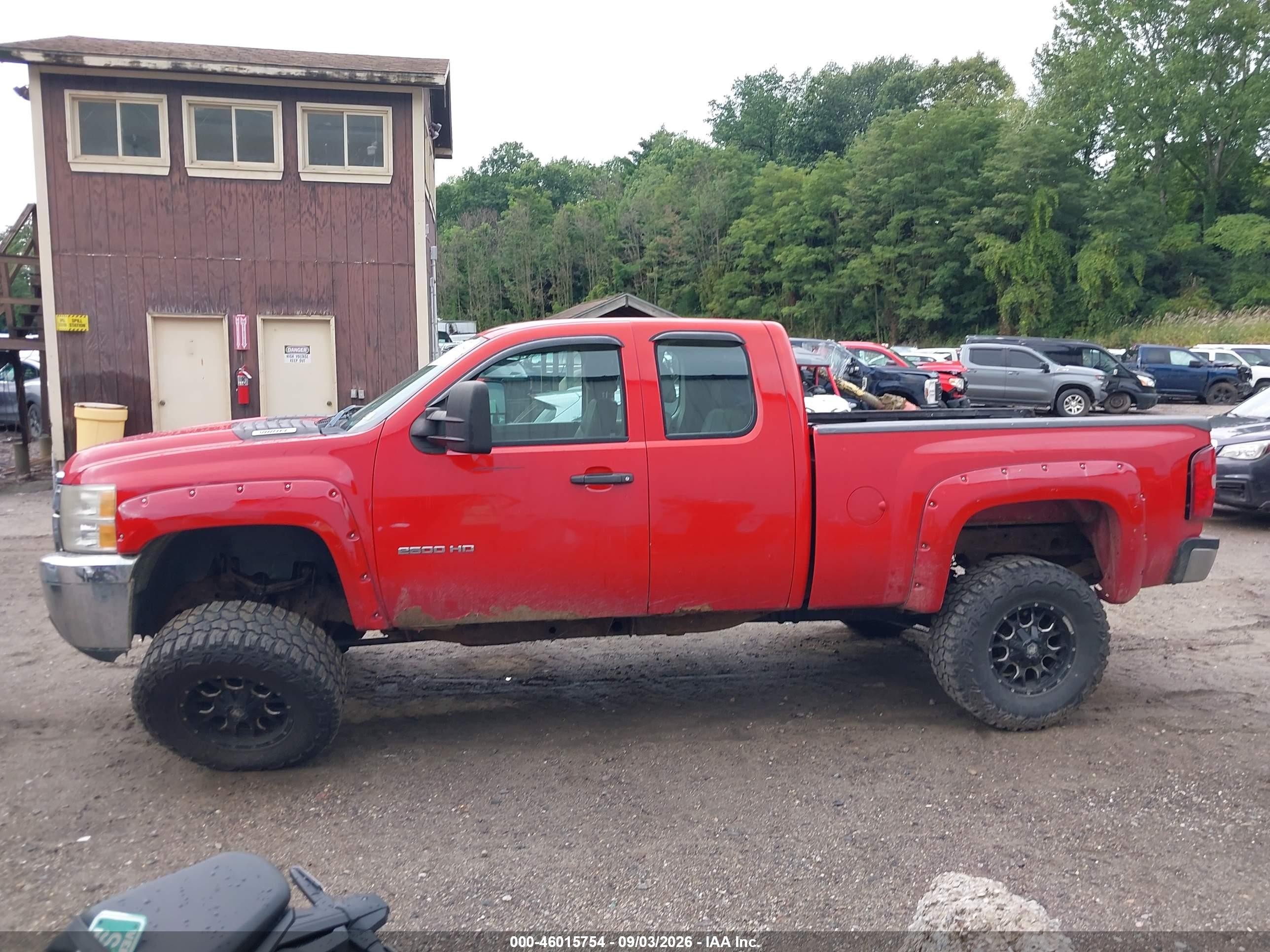 2011 Chevrolet Silverado 2500hd Work Truck Красный vin: 1GC2KVCG5BZ142609