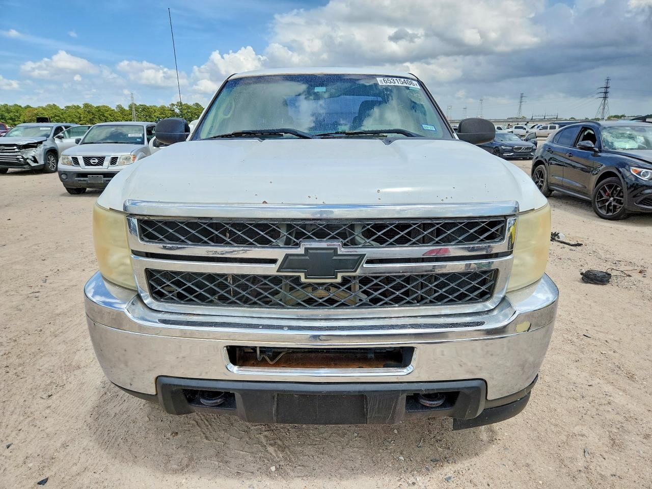 2011 Chevrolet Silverado K2500 Heavy Duty White vin: 1GC2KVCG5BZ144814