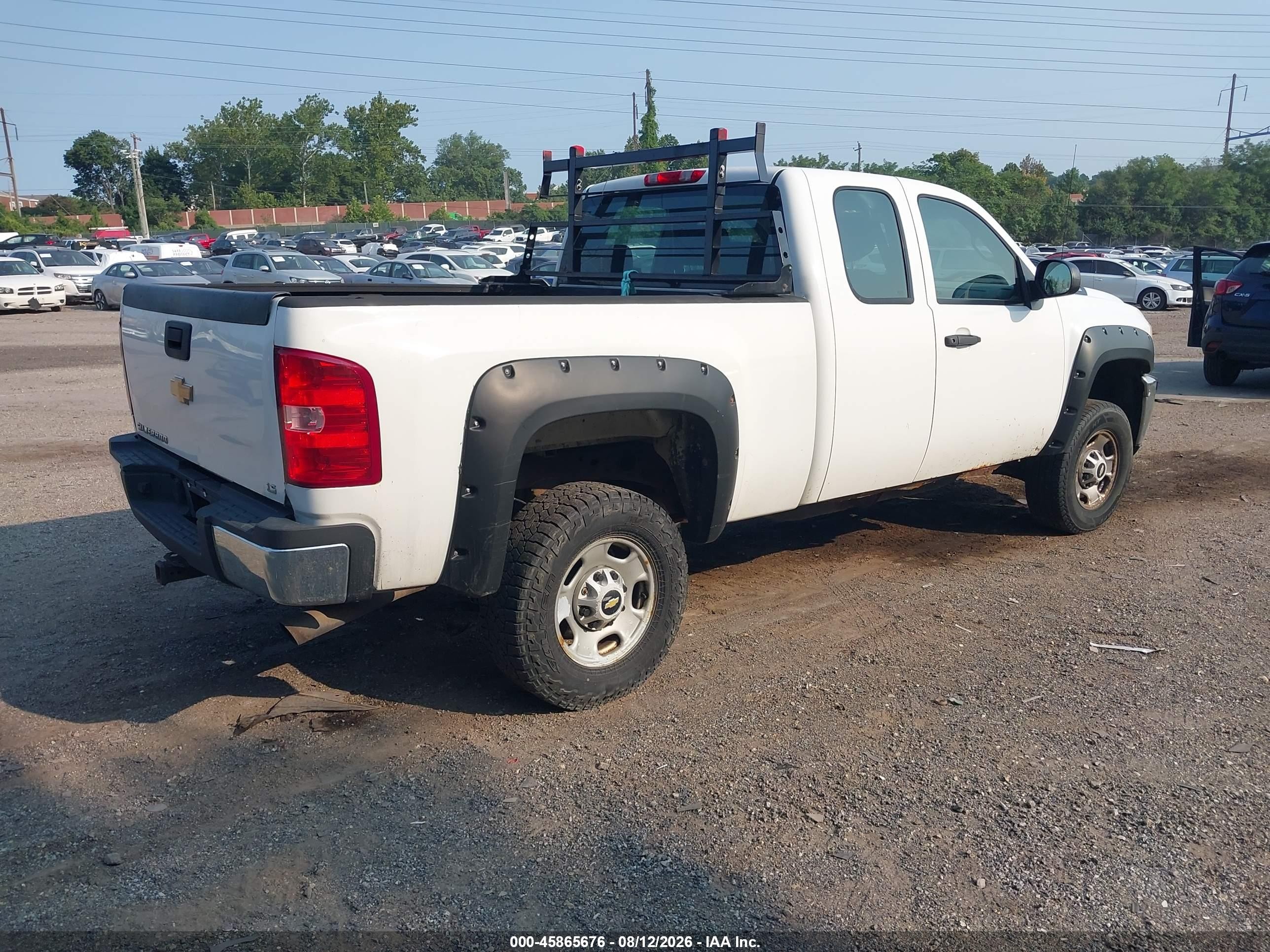 2011 Chevrolet Silverado 2500hd Work Truck White vin: 1GC2KVCG5BZ193978