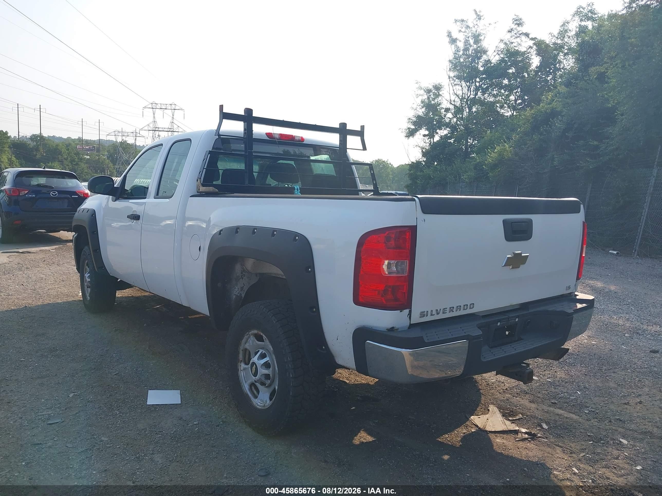 2011 Chevrolet Silverado 2500hd Work Truck White vin: 1GC2KVCG5BZ193978