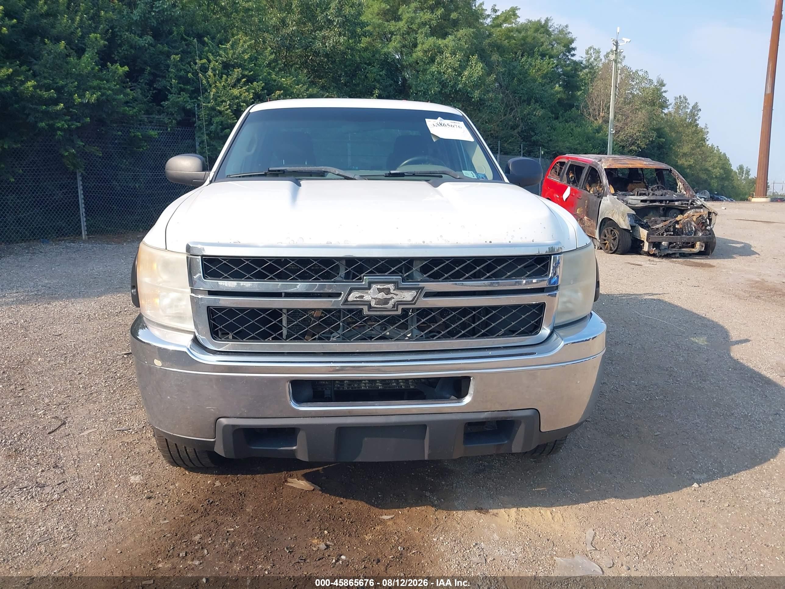 2011 Chevrolet Silverado 2500hd Work Truck White vin: 1GC2KVCG5BZ193978