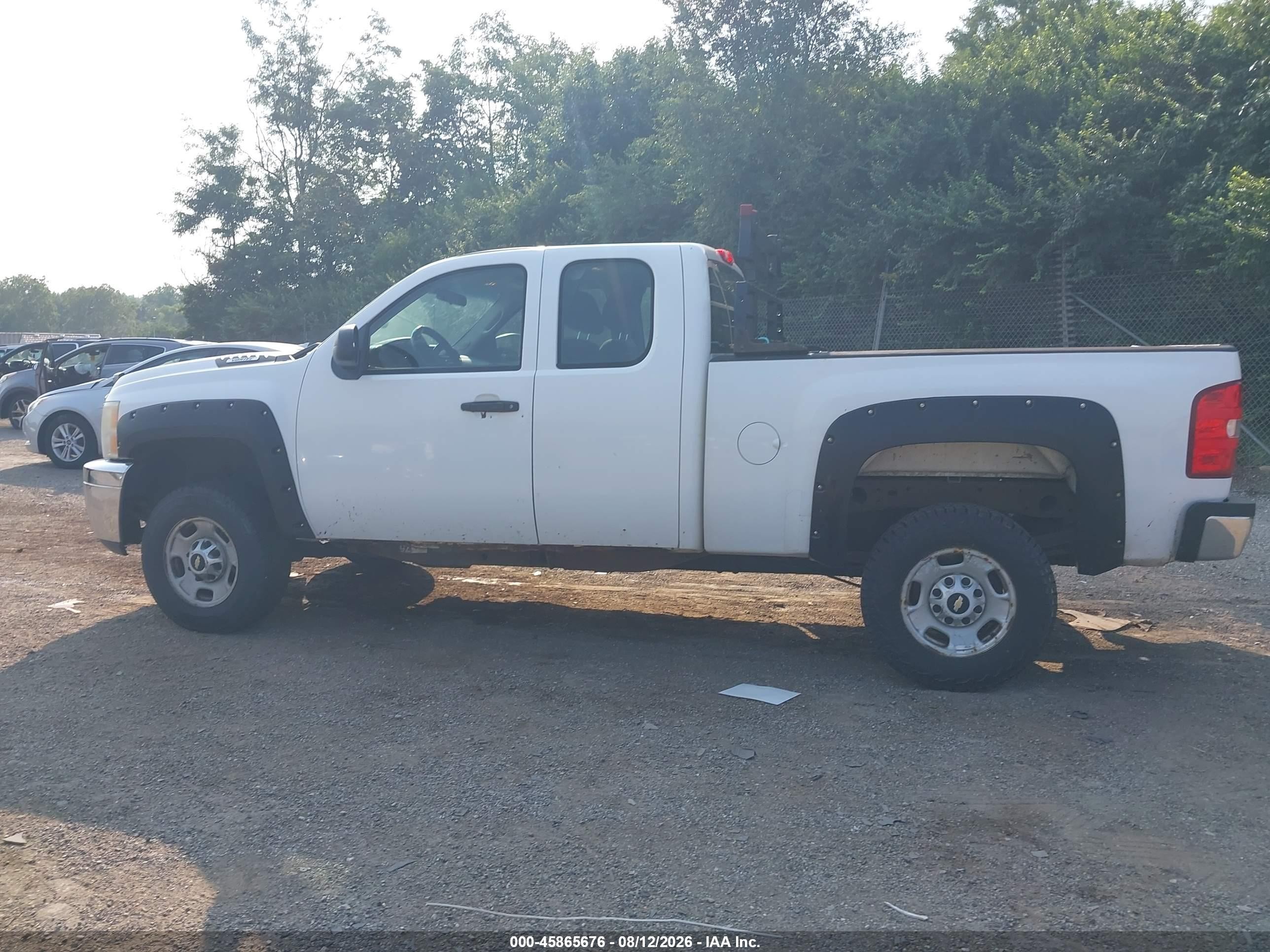 2011 Chevrolet Silverado 2500hd Work Truck White vin: 1GC2KVCG5BZ193978