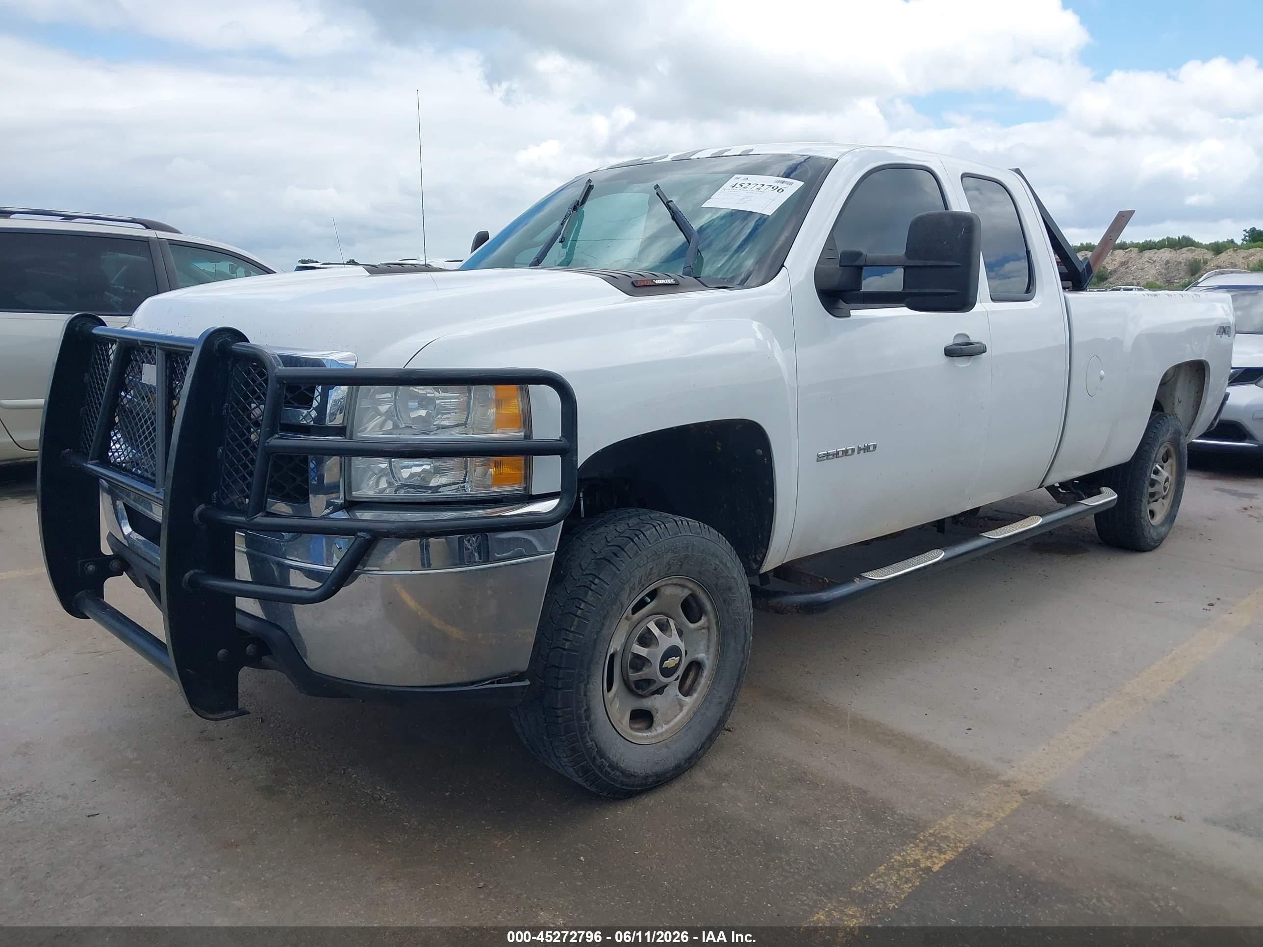 2012 Chevrolet Silverado 2500hd Work Truck White vin: 1GC2KVCG6CZ233115