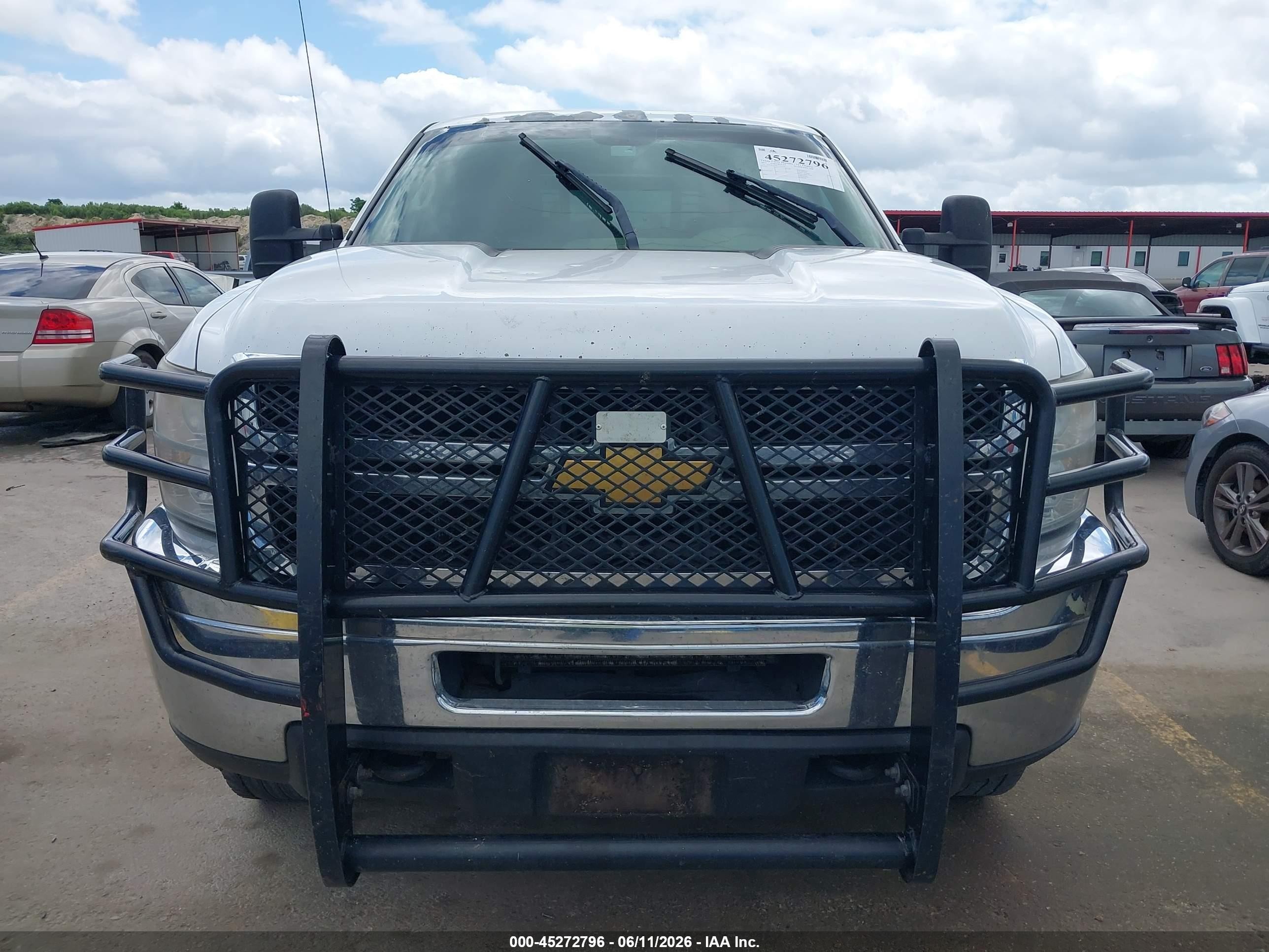 2012 Chevrolet Silverado 2500hd Work Truck White vin: 1GC2KVCG6CZ233115