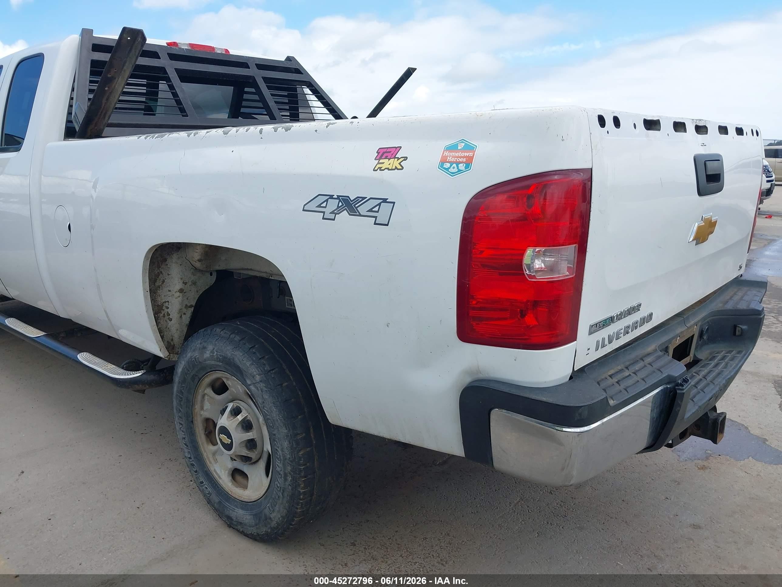 2012 Chevrolet Silverado 2500hd Work Truck White vin: 1GC2KVCG6CZ233115