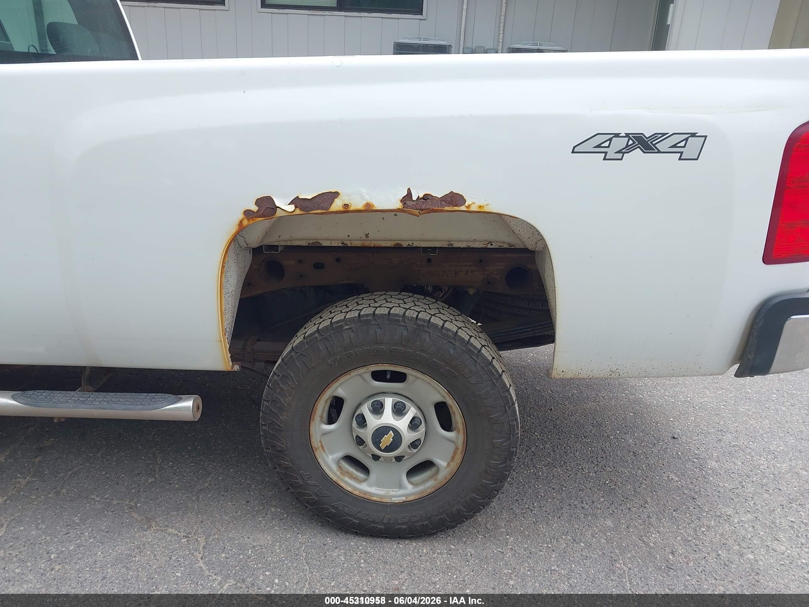 2013 Chevrolet Silverado 2500hd Work Truck White vin: 1GC2KVCG6DZ196634