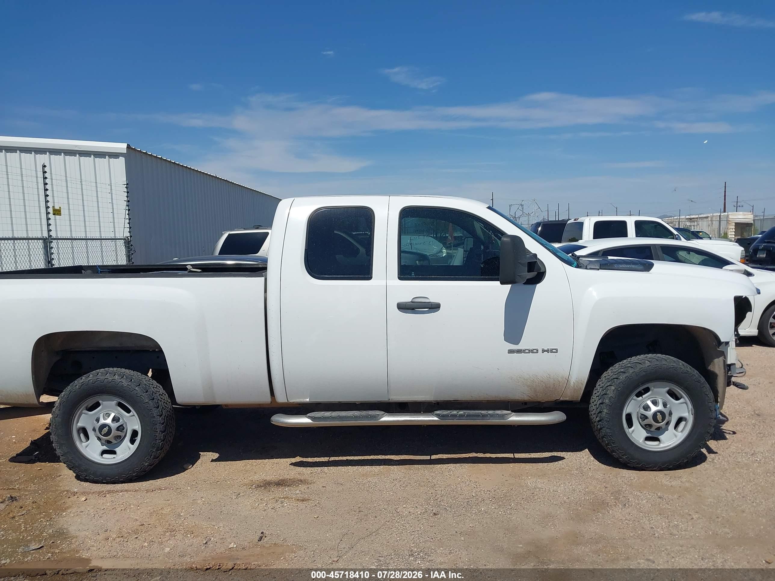 2013 Chevrolet Silverado 2500hd Work Truck White vin: 1GC2KVCG6DZ349853