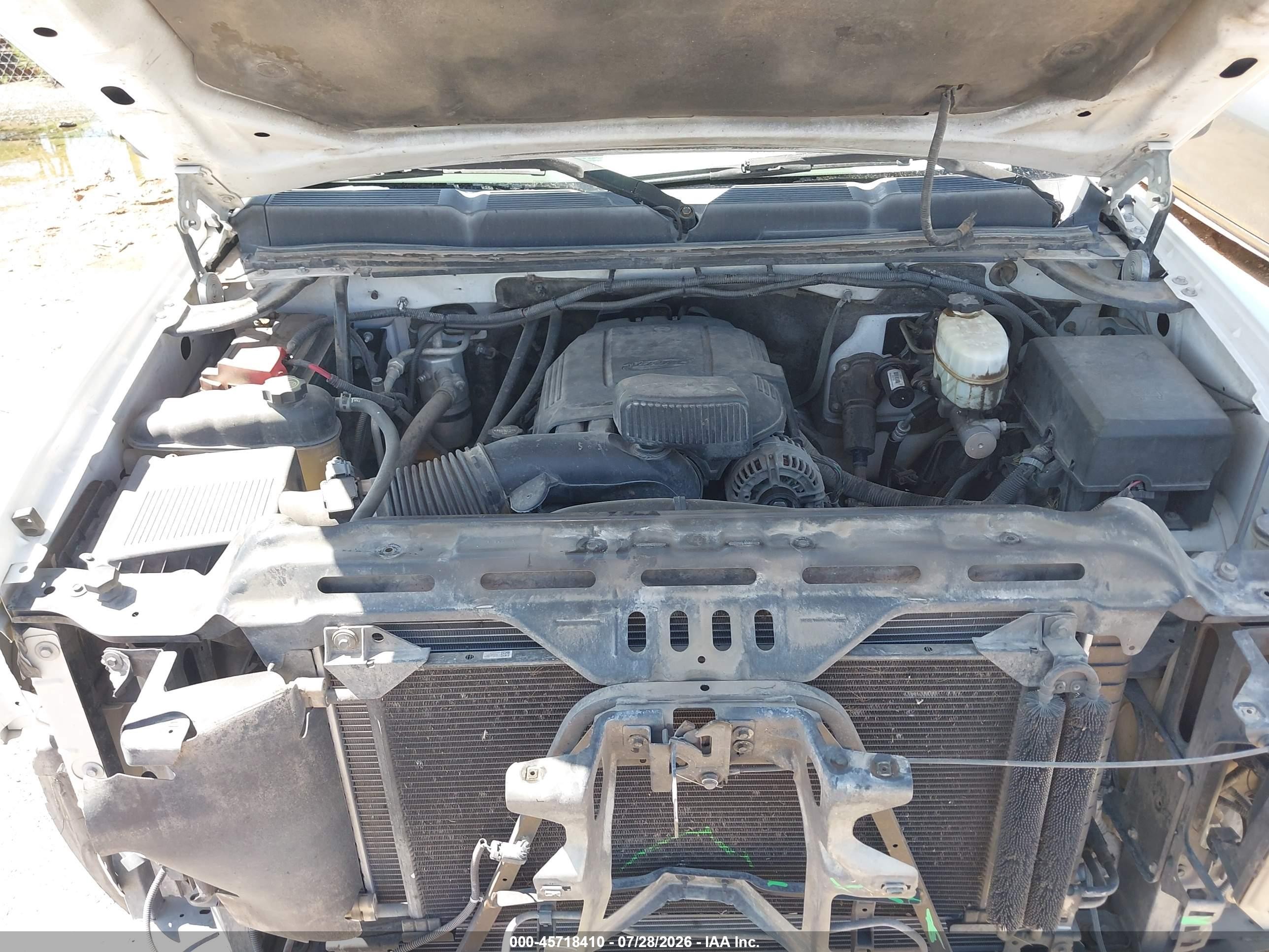 2013 Chevrolet Silverado 2500hd Work Truck White vin: 1GC2KVCG6DZ349853