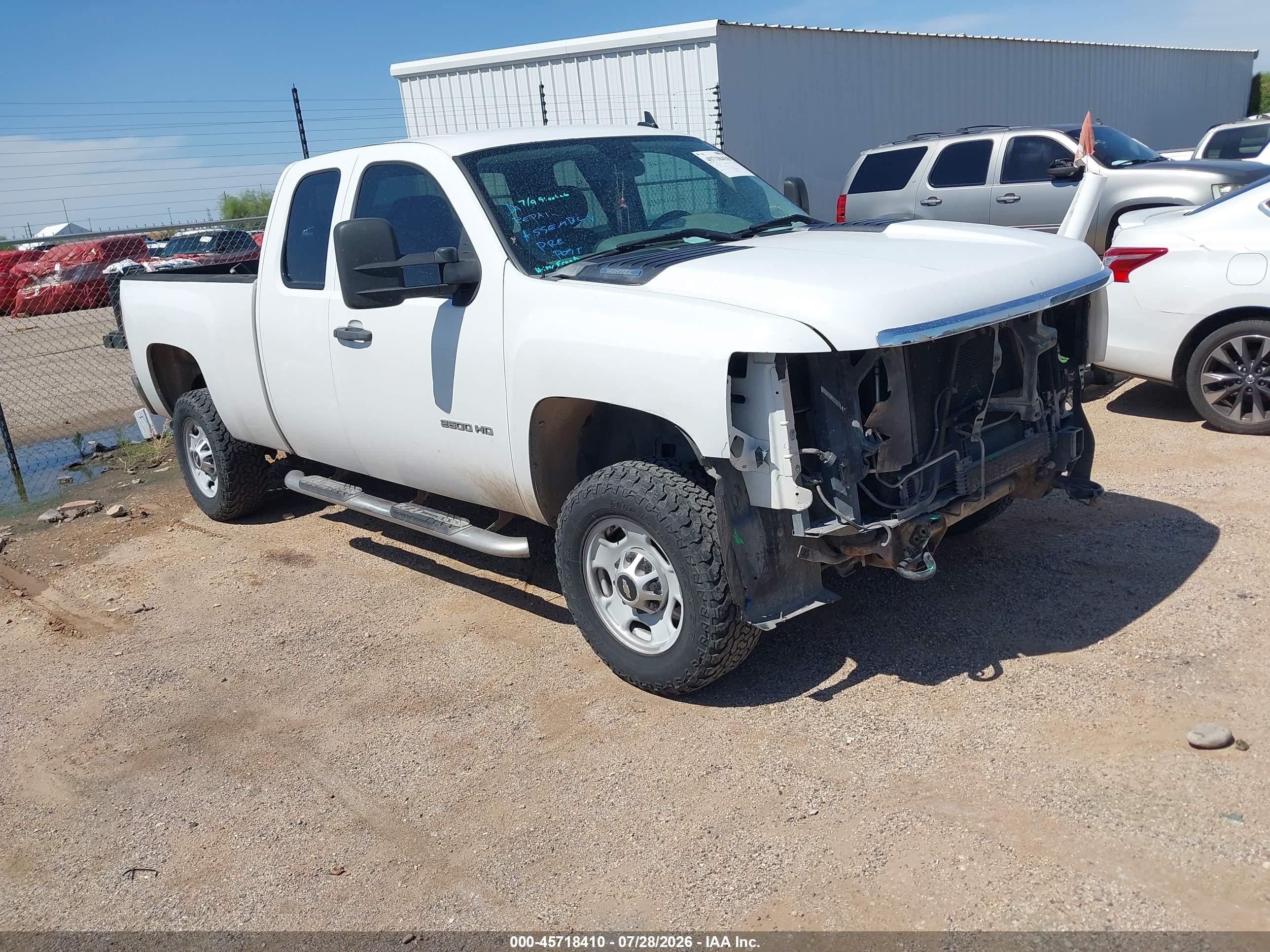 2013 Chevrolet Silverado 2500hd Work Truck Белый vin: 1GC2KVCG6DZ349853
