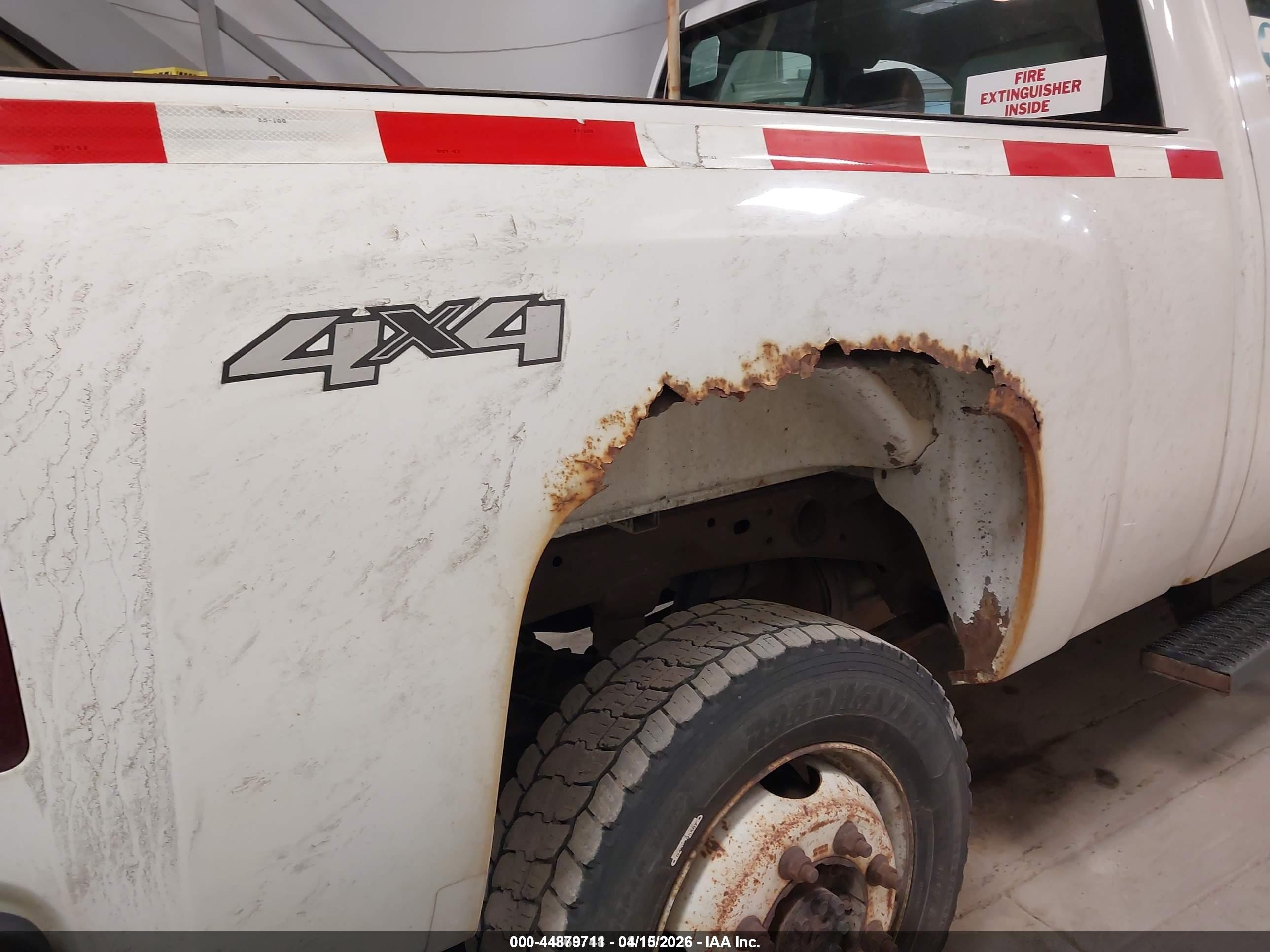 2012 Chevrolet Silverado 2500hd Work Truck White vin: 1GC2KVCG7CZ335040