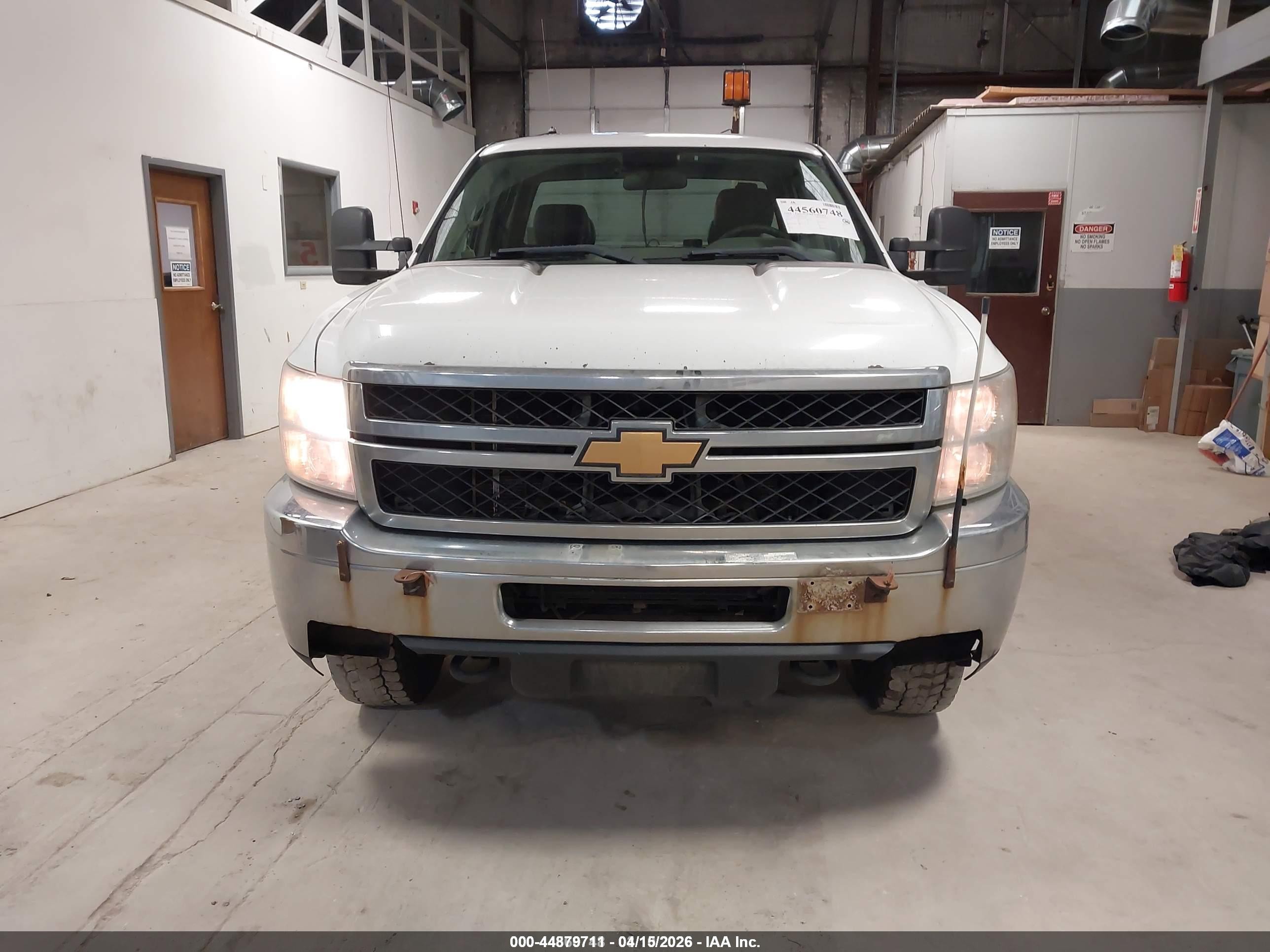 2012 Chevrolet Silverado 2500hd Work Truck White vin: 1GC2KVCG7CZ335040