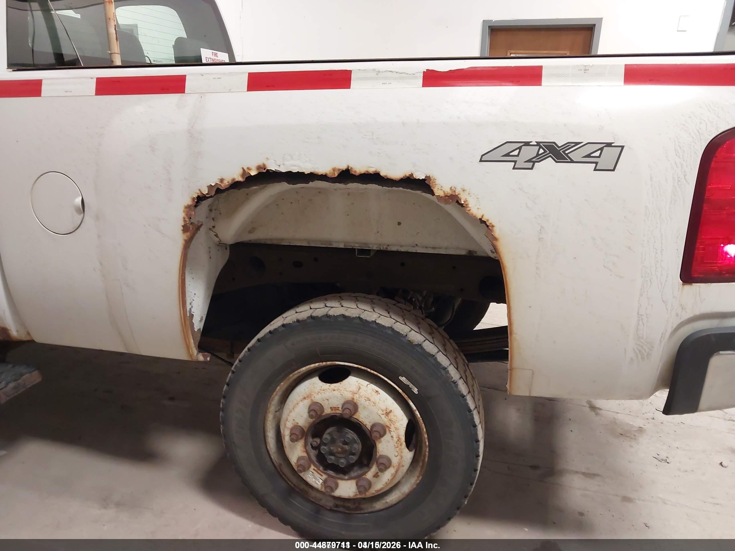 2012 Chevrolet Silverado 2500hd Work Truck White vin: 1GC2KVCG7CZ335040