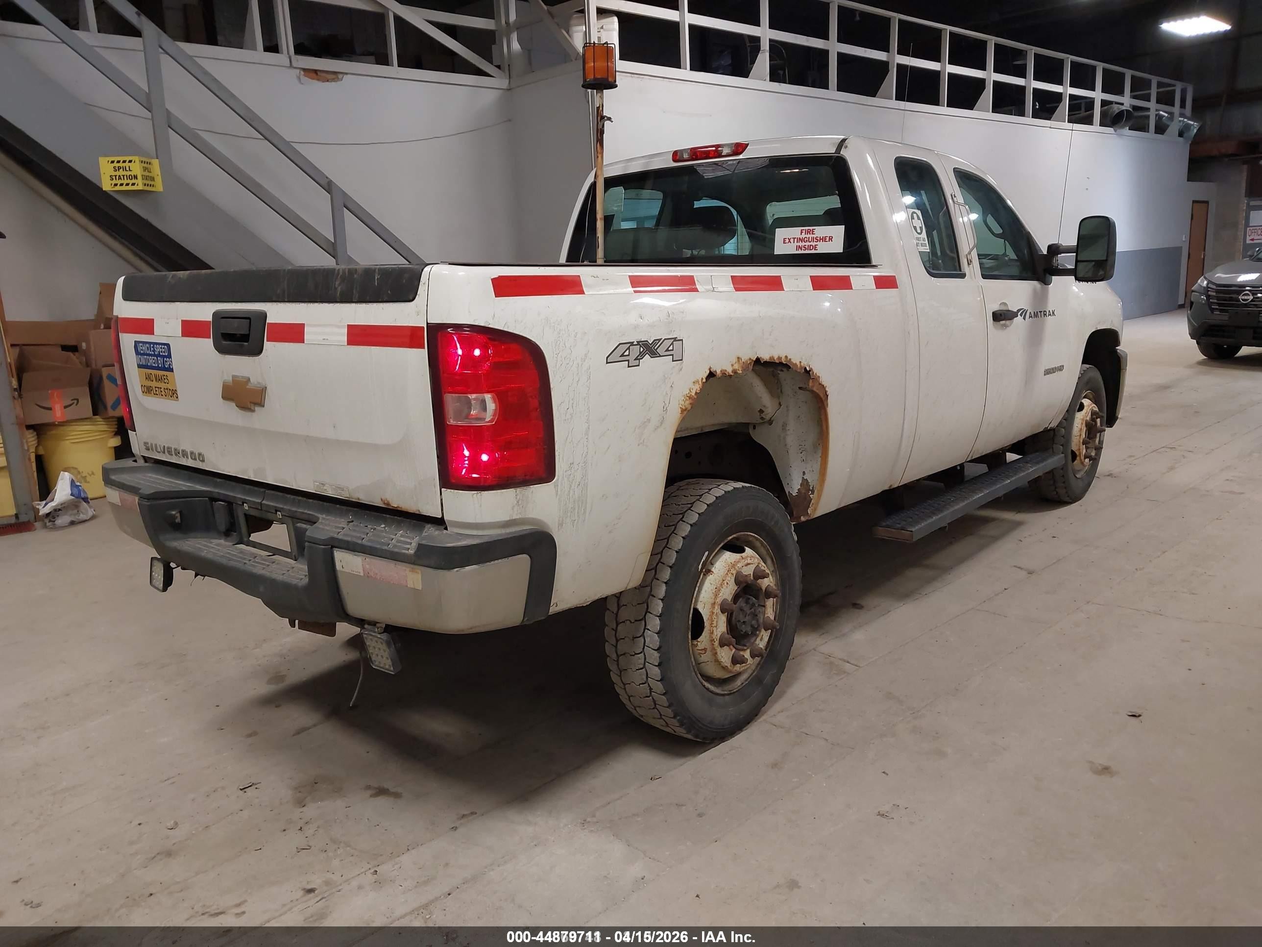 2012 Chevrolet Silverado 2500hd Work Truck White vin: 1GC2KVCG7CZ335040